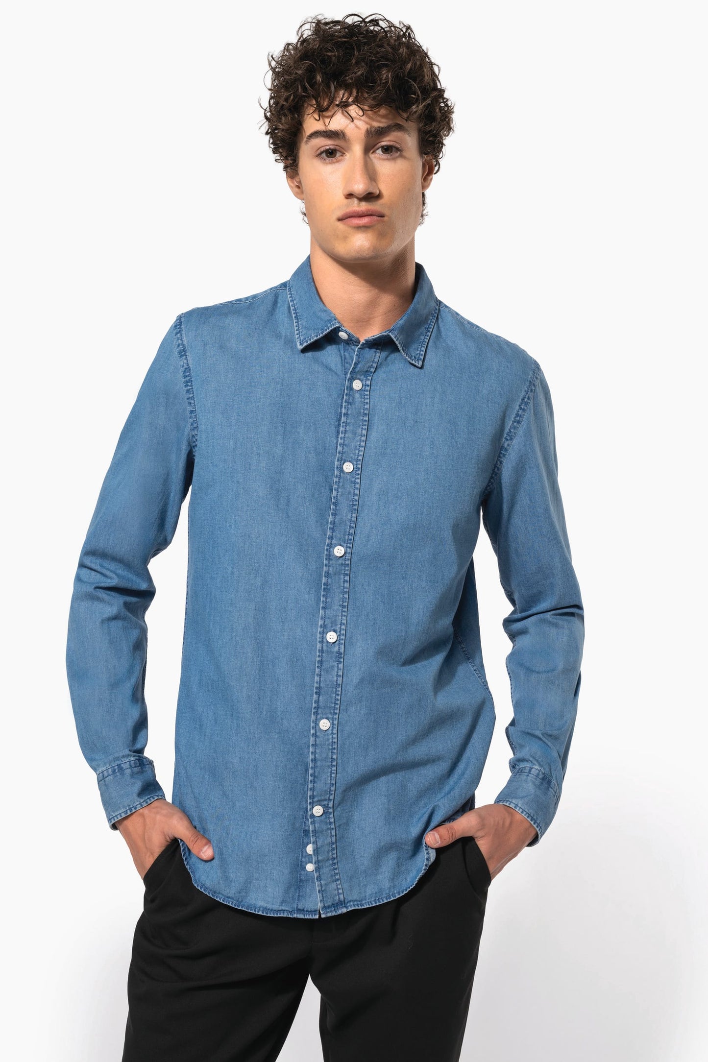 K512 - Camicia Denim uomo