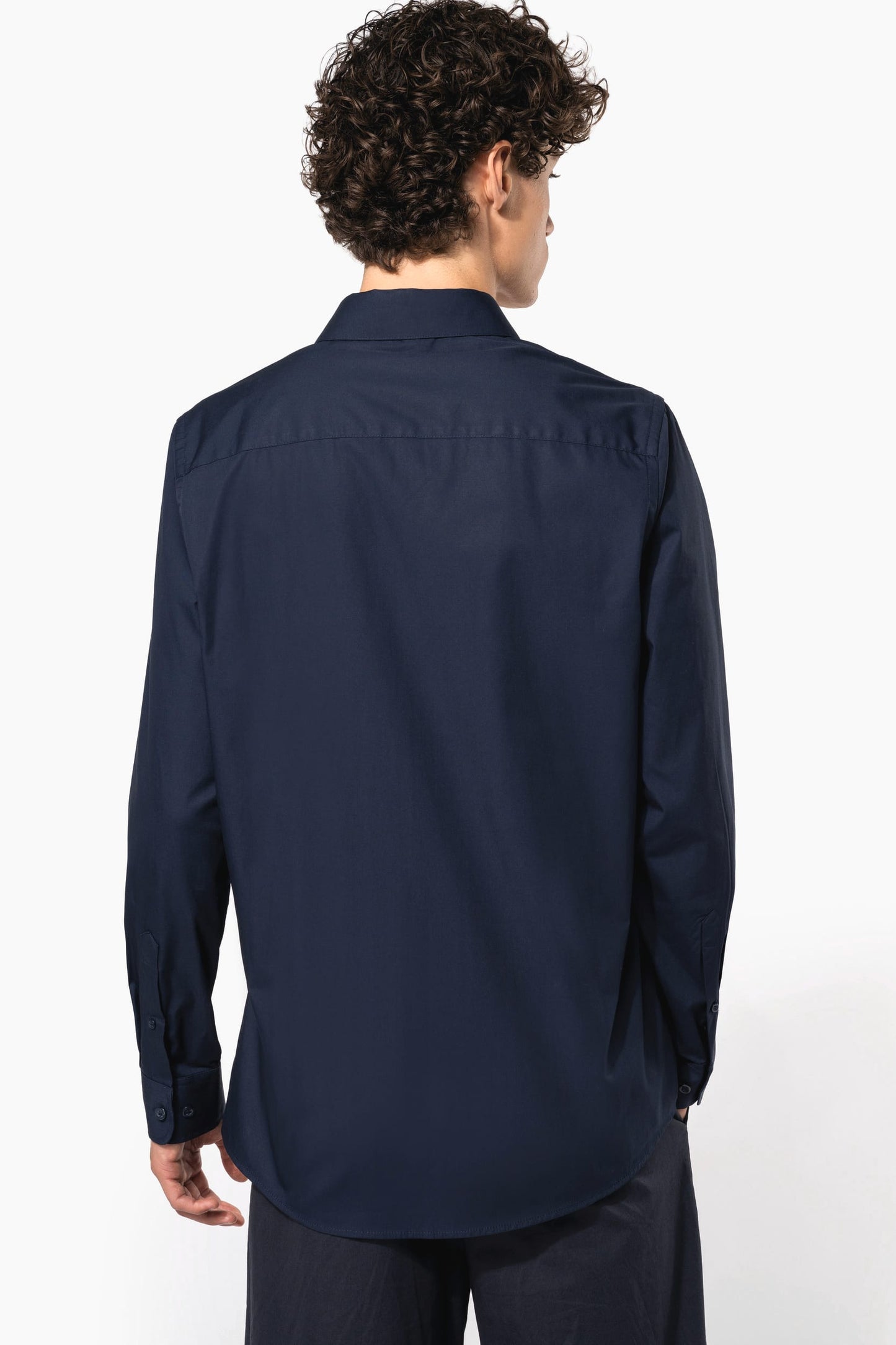 K513 - Camicia uomo popeline manica lunga