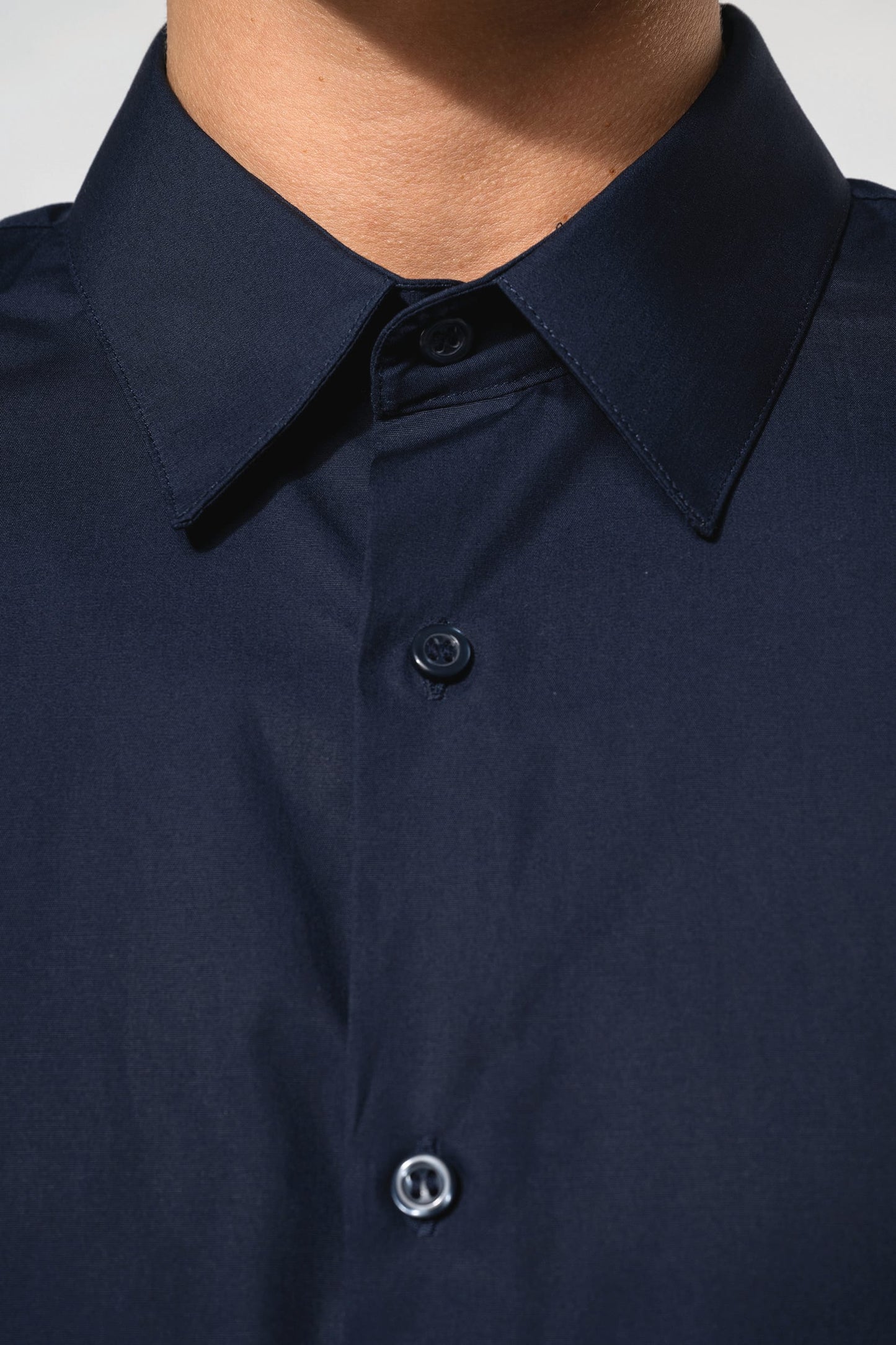 K513 - Camicia uomo popeline manica lunga