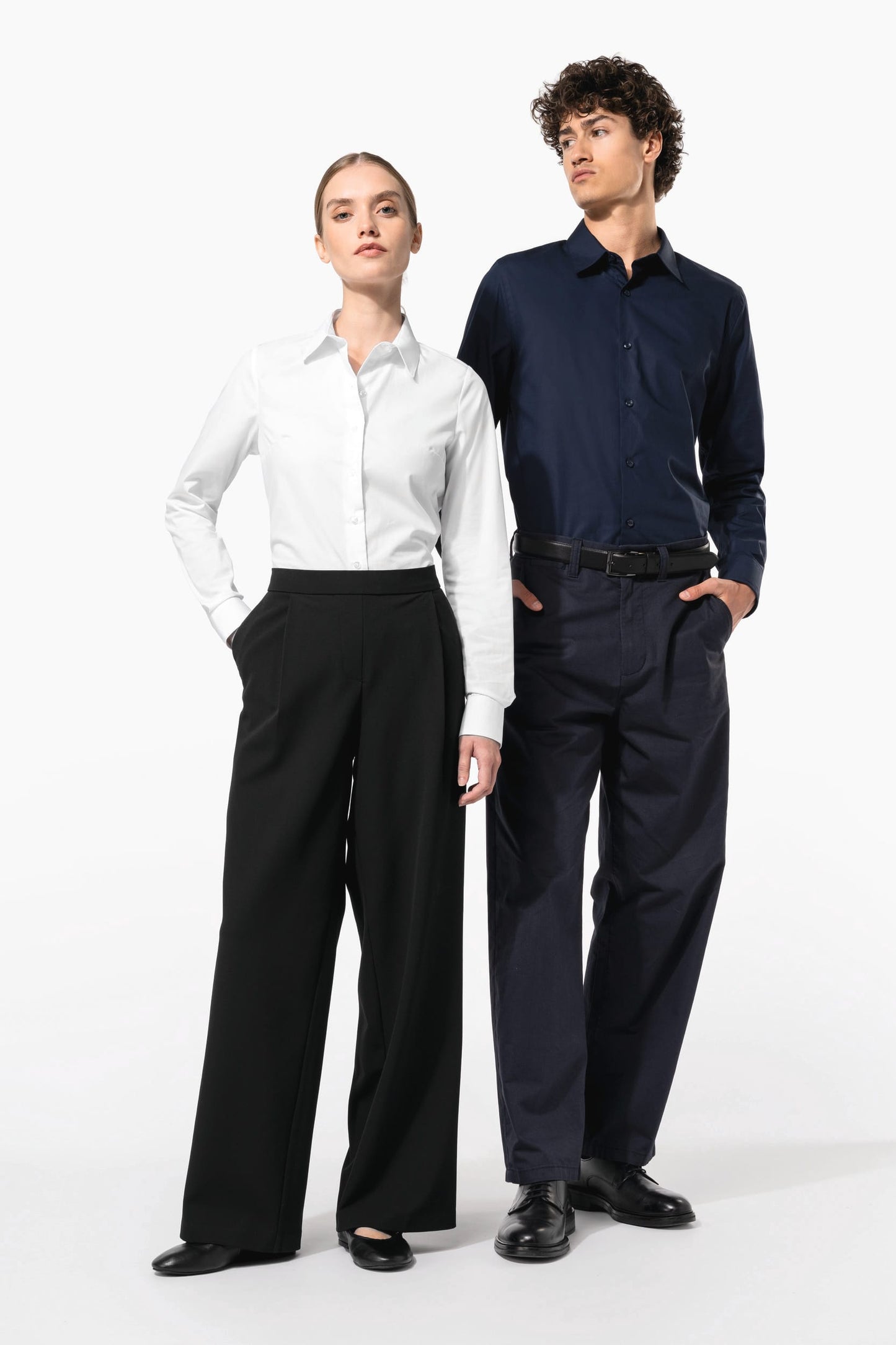 K513C - Camicia uomo popeline manica lunga