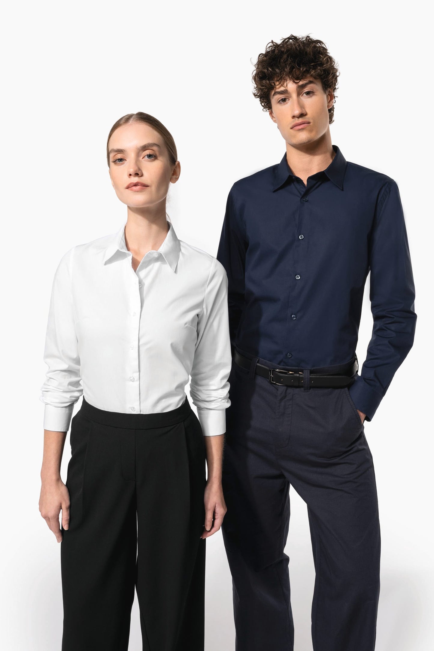 K513C - Camicia uomo popeline manica lunga