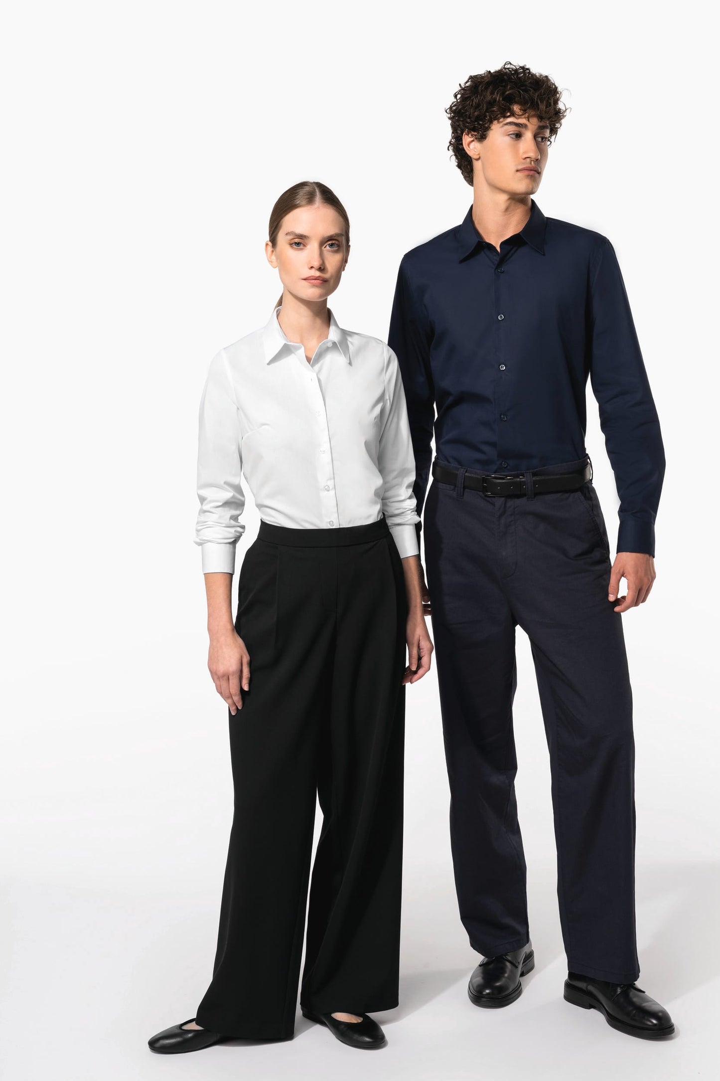 K513 - Camicia uomo popeline manica lunga