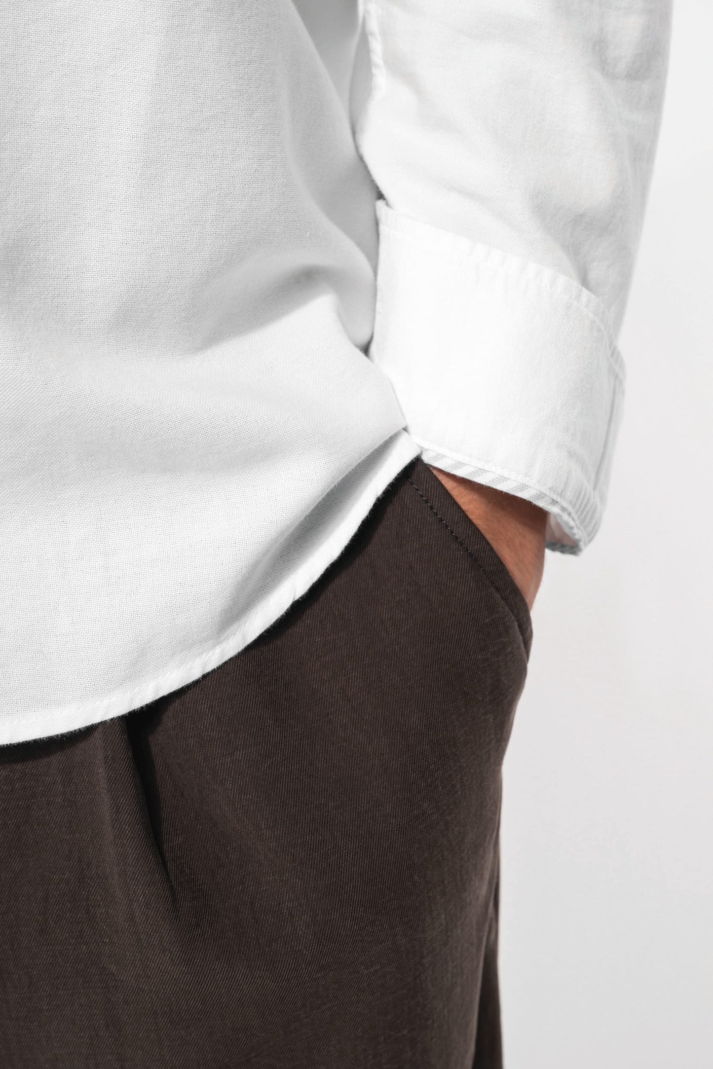 K516 - Camicia Oxford uomo<br/>manica lunga