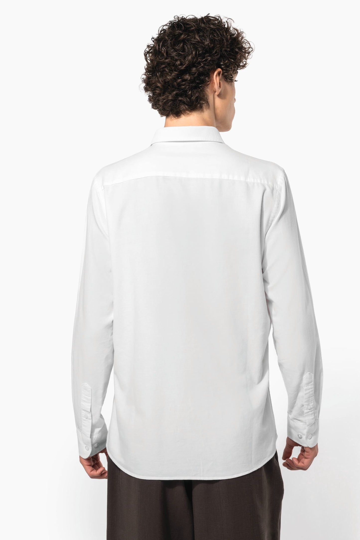 K516 - Camicia Oxford uomo<br/>manica lunga