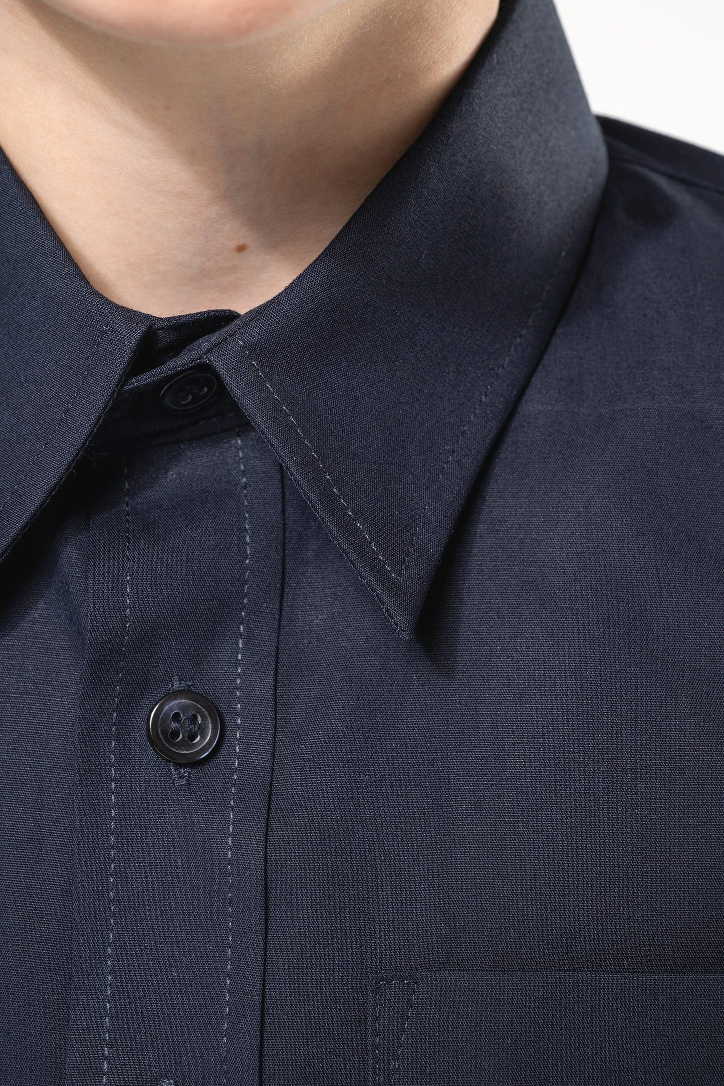 K520C - Camicia bambino in popeline manica corta