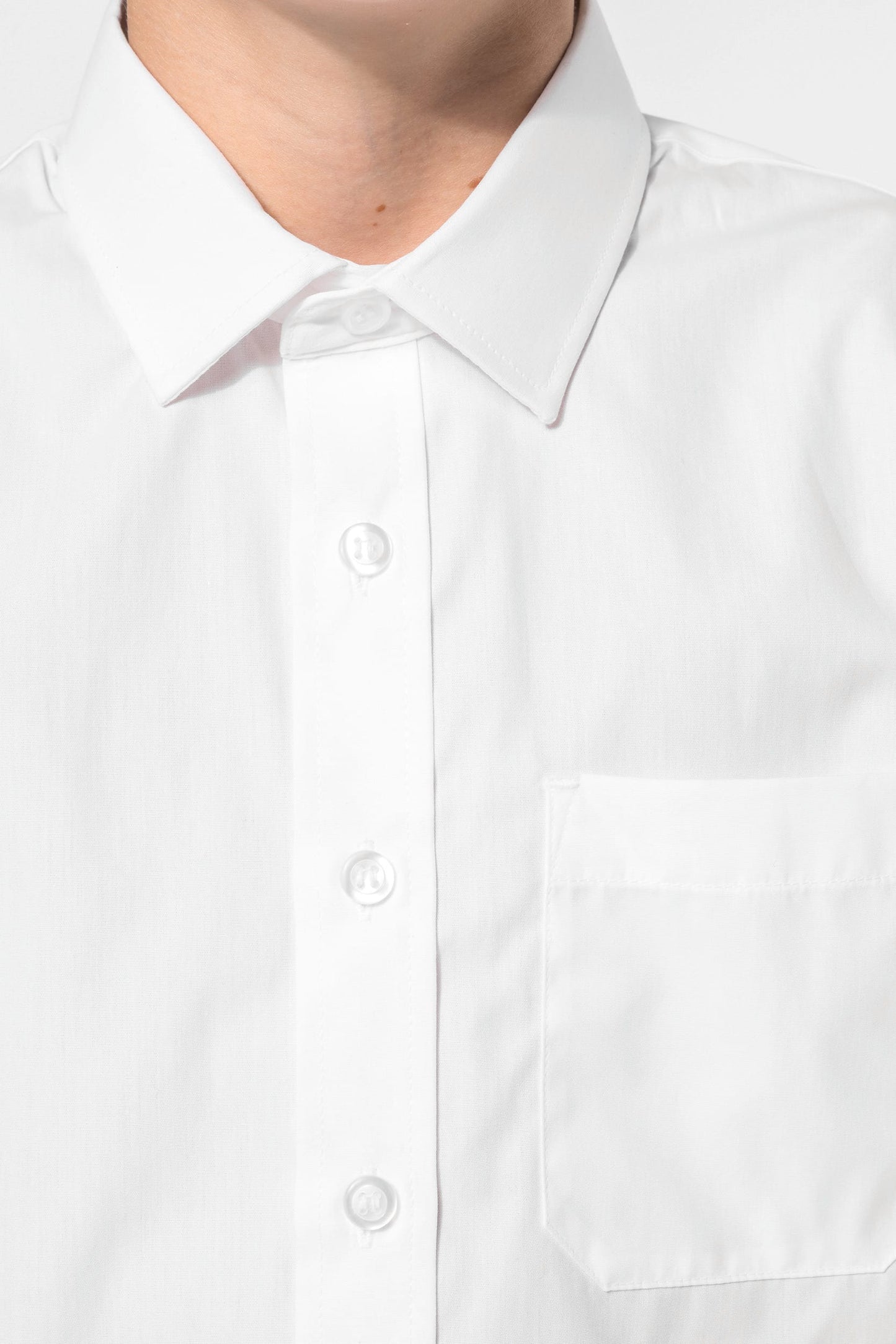 K521 - Camicia bambino in popeline manica lunga
