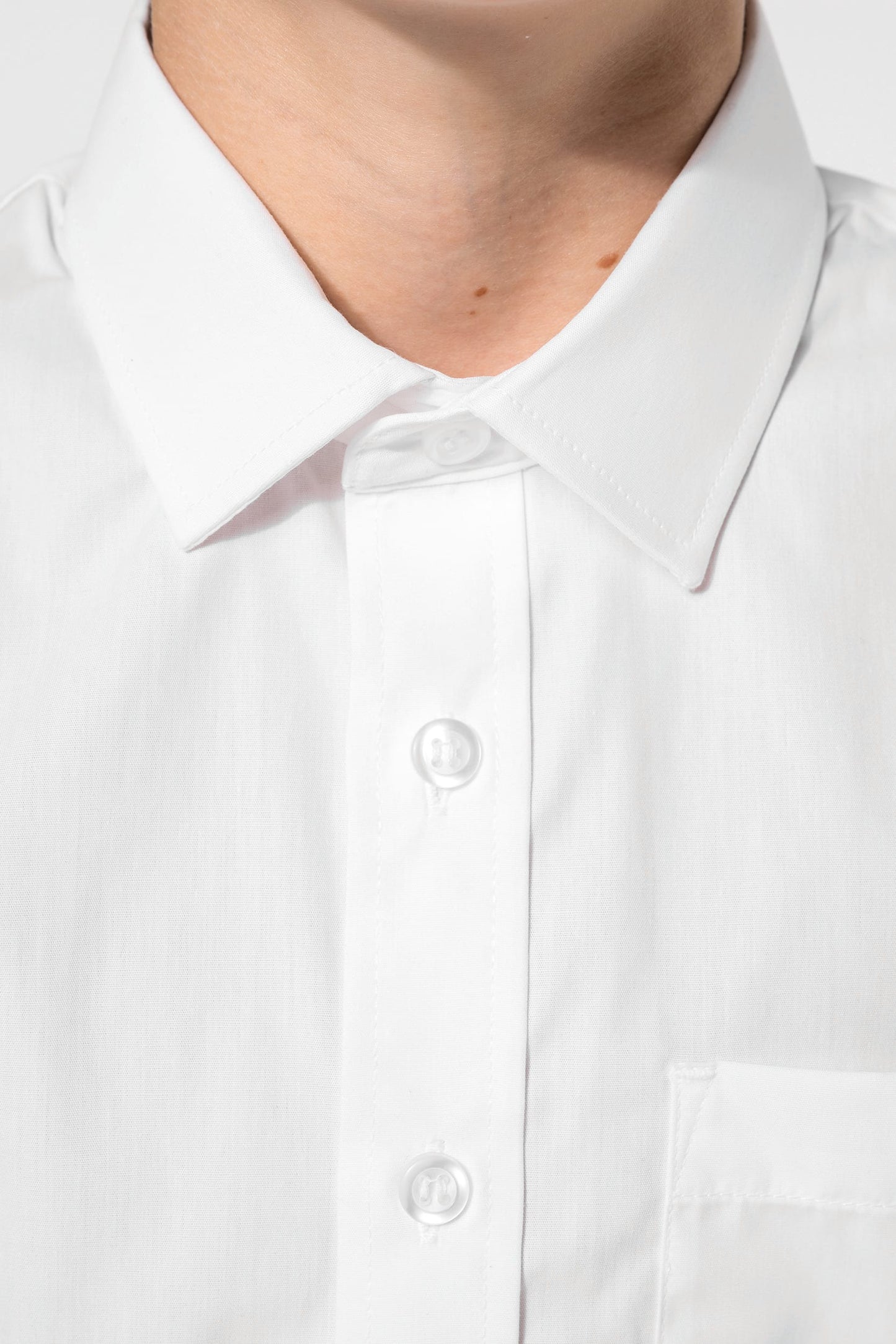 K521 - Camicia bambino in popeline manica lunga