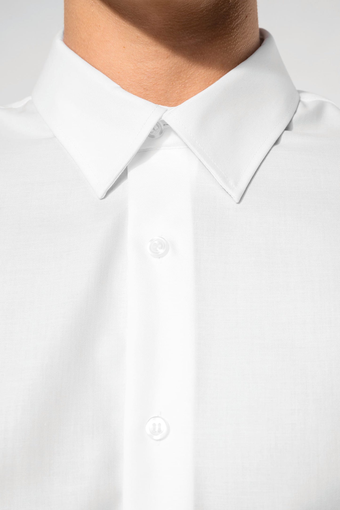 K522 - Camicia uomo attillata manica lunga no-stiro