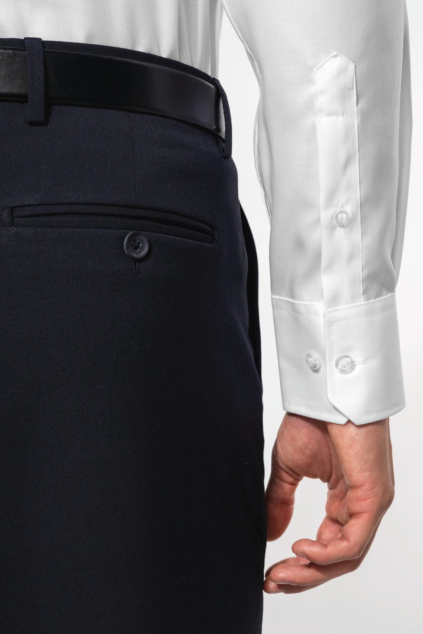 K522C - Camicia uomo attillata manica lunga no-stiro