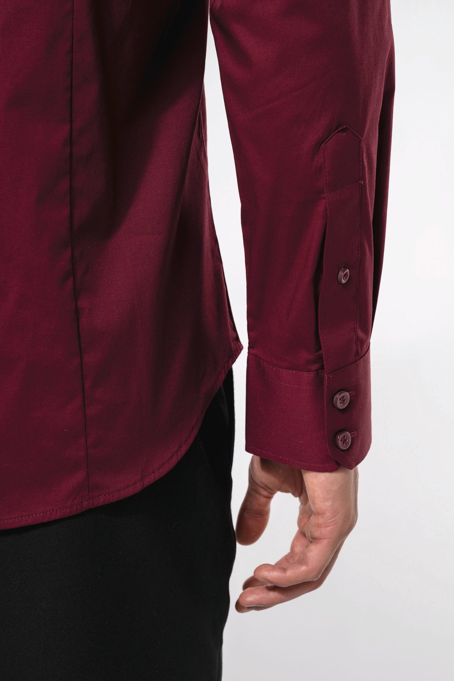 K529 - Camicia uomo elasticizzata manica lunga