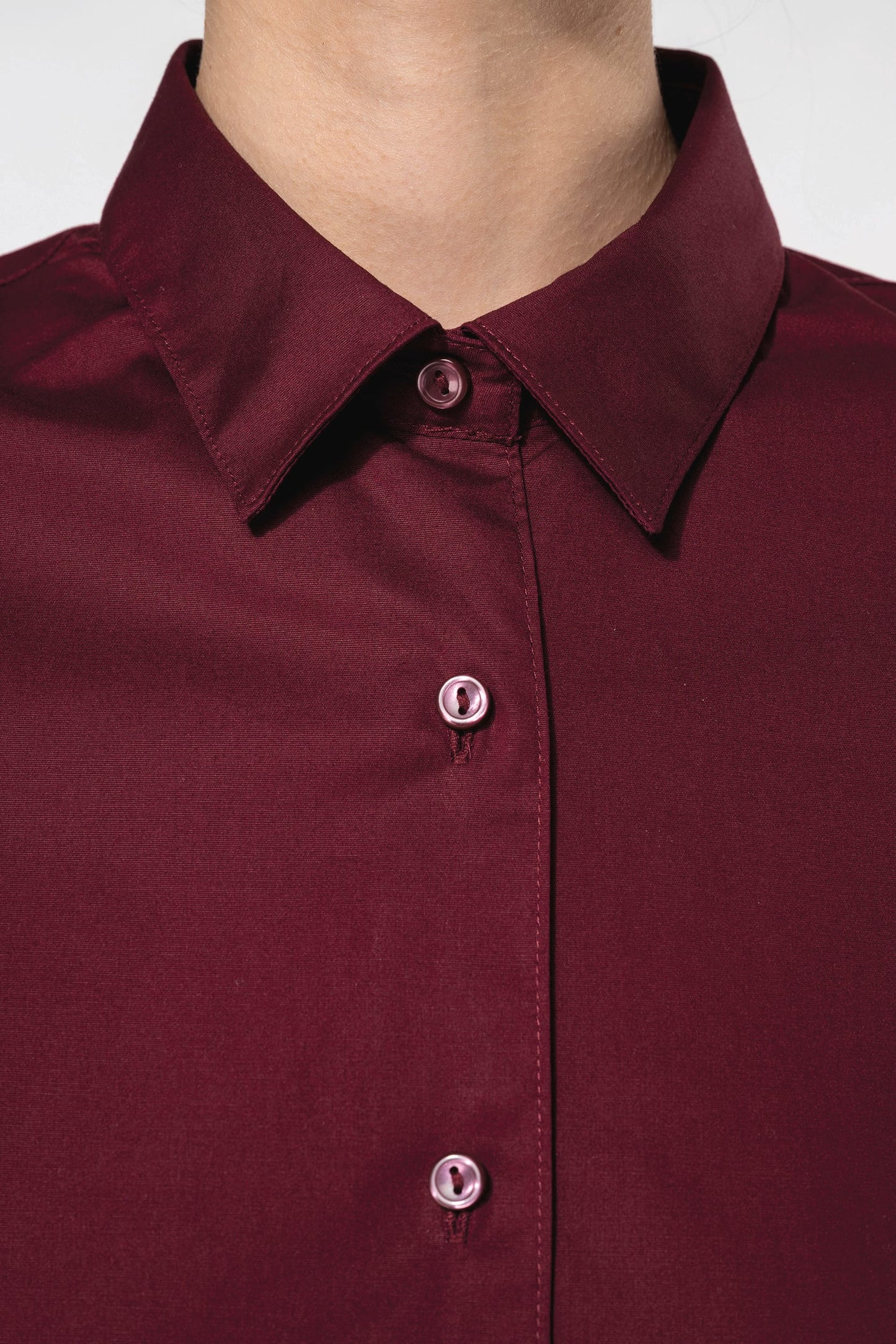 K530 - Camicia donna elasticizzata manica lunga