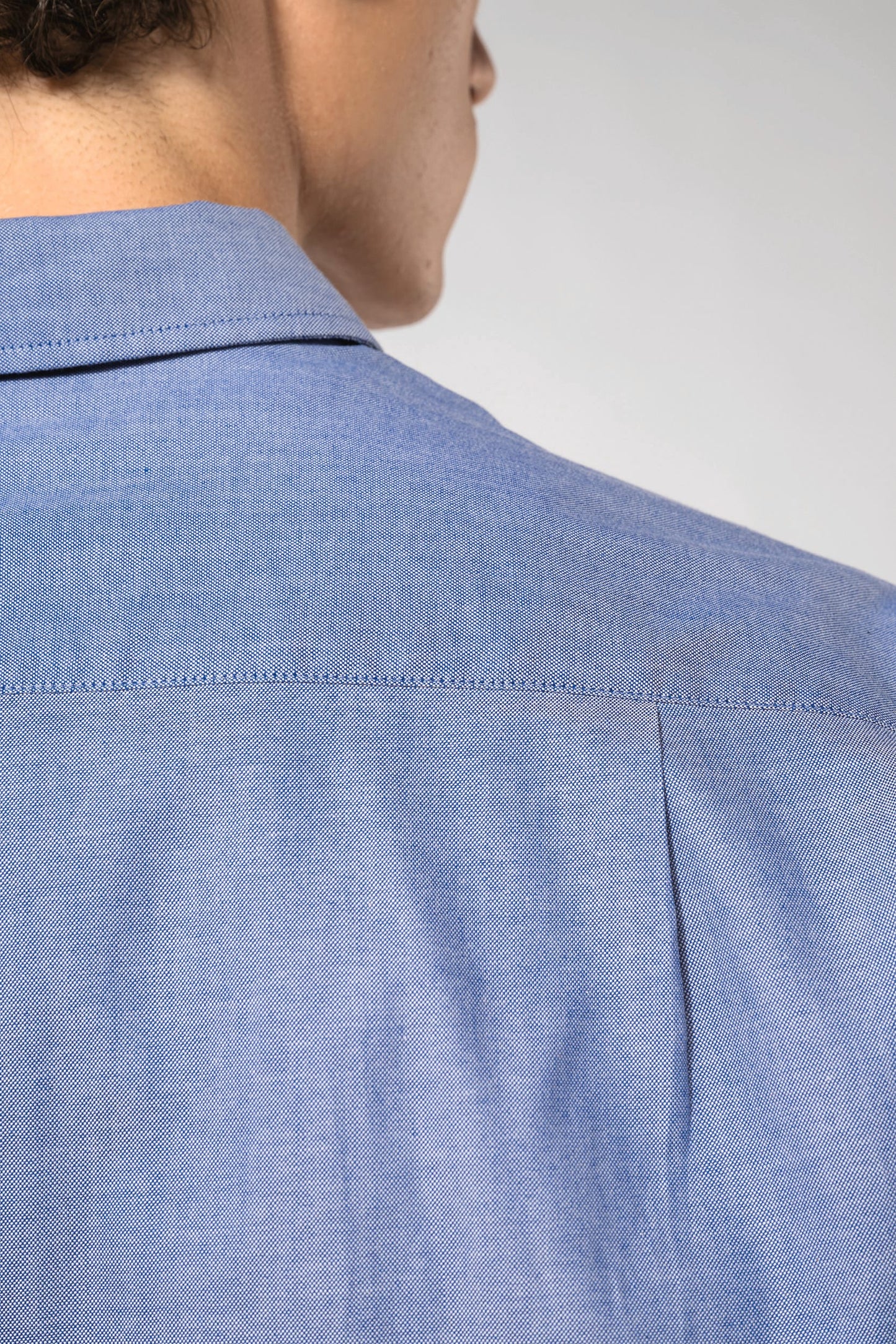 K533 - Camicia Oxford uomo manica lunga