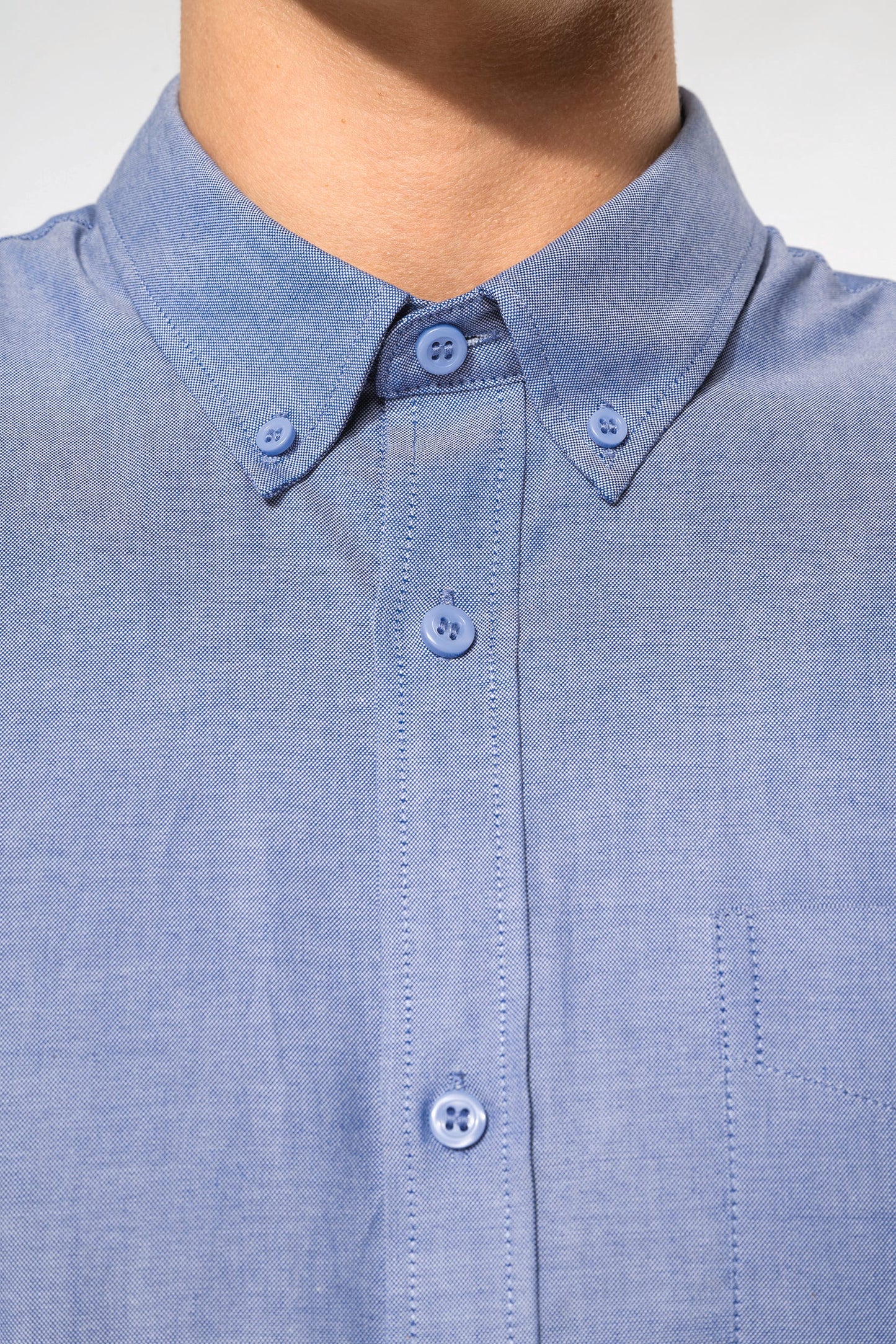 K533C - Camicia Oxford uomo manica lunga