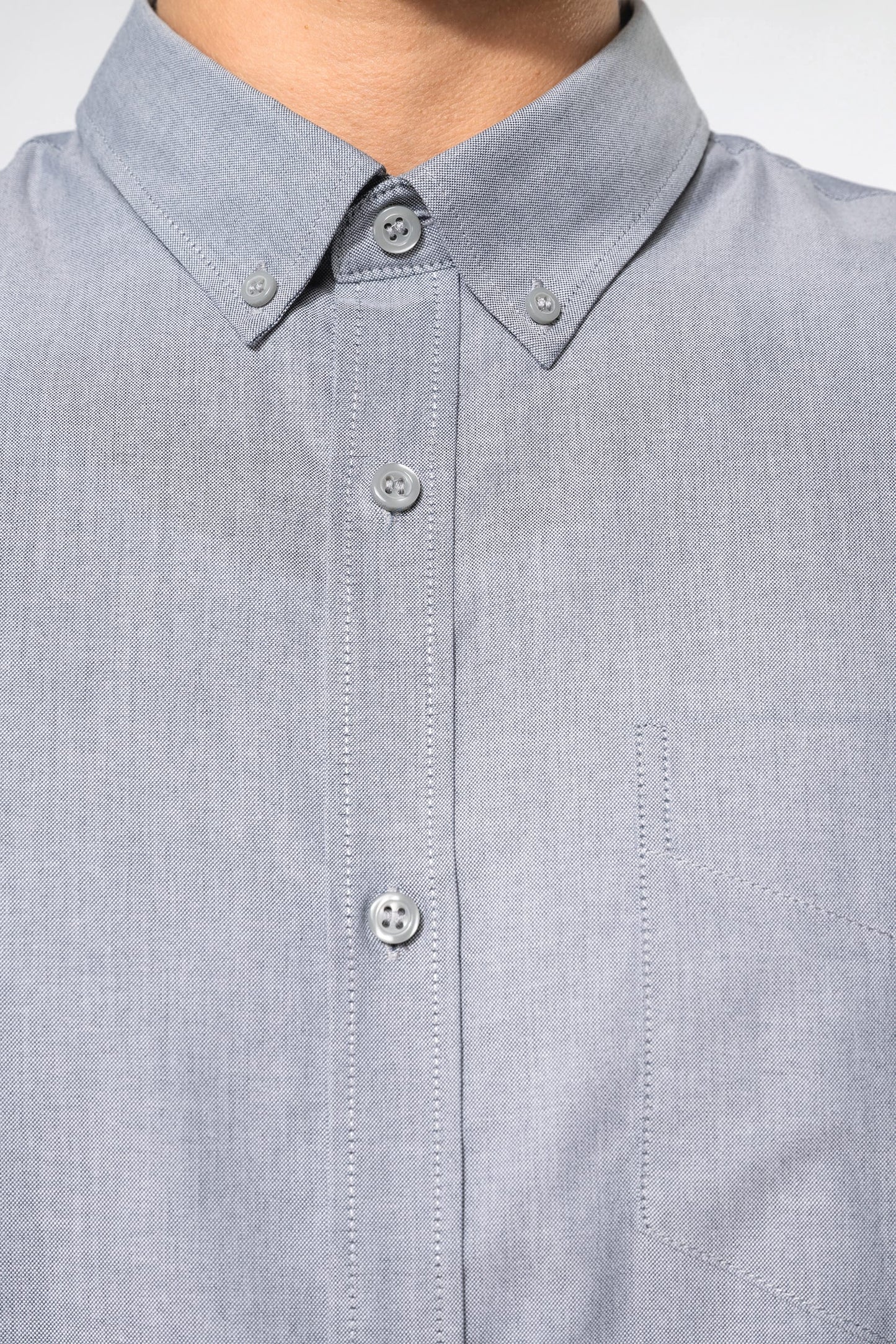 K535 - Camicia Oxford uomo manica corta