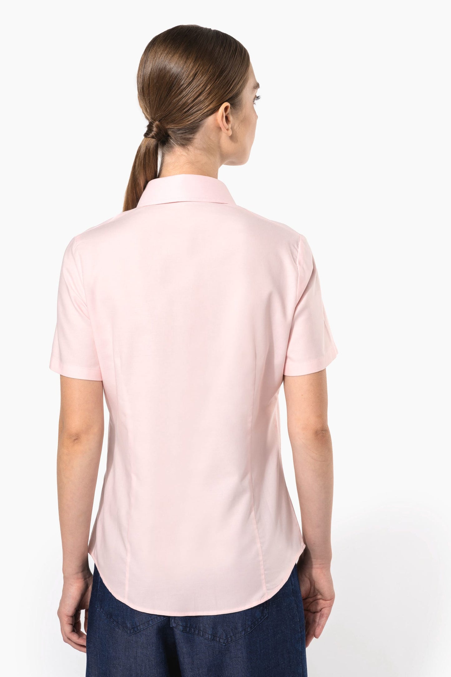 K536 - Camicia Oxford donna manica corta