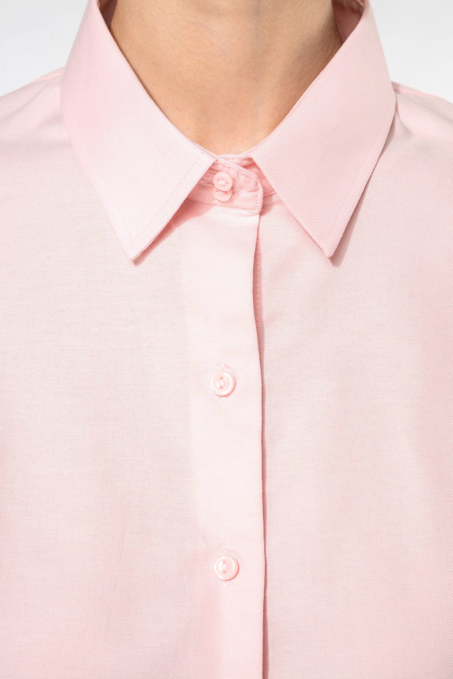 K536C - Camicia Oxford donna manica corta