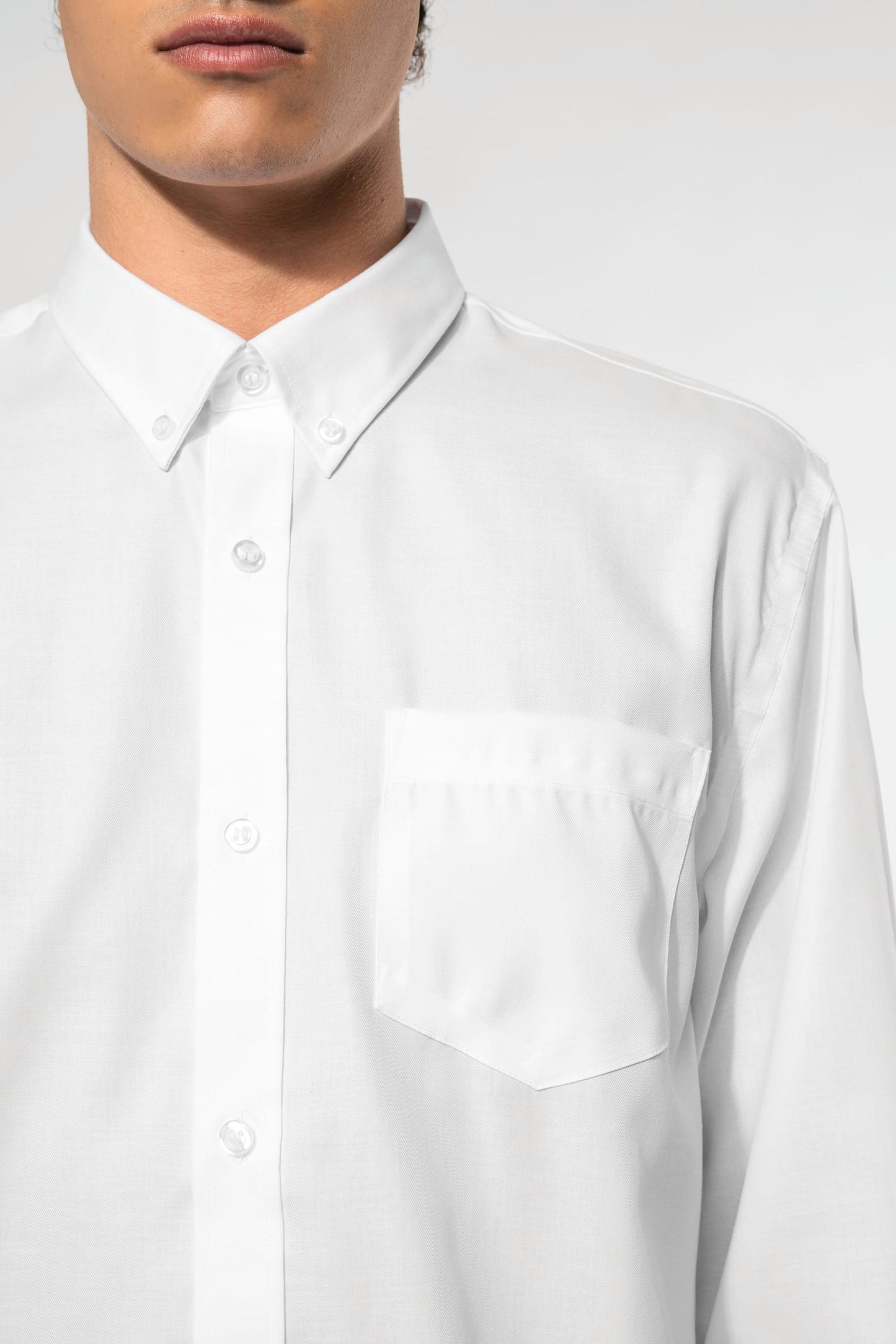 K537C - Camicia uomo manica lunga no stiro