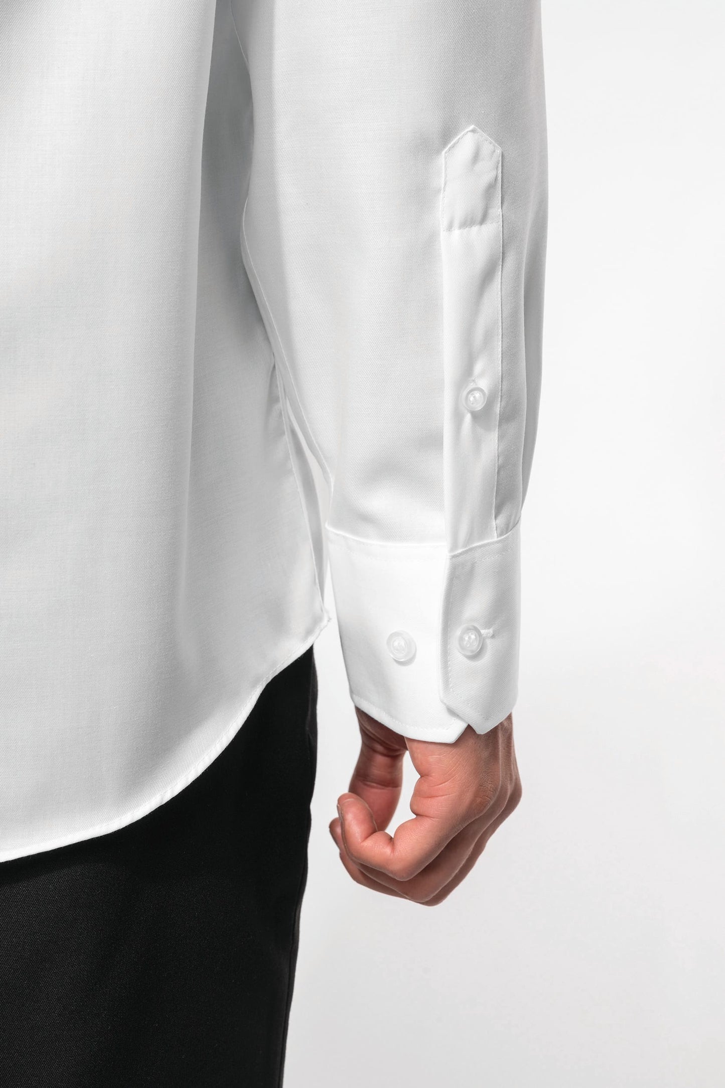 K537 - Camicia uomo manica lunga no stiro