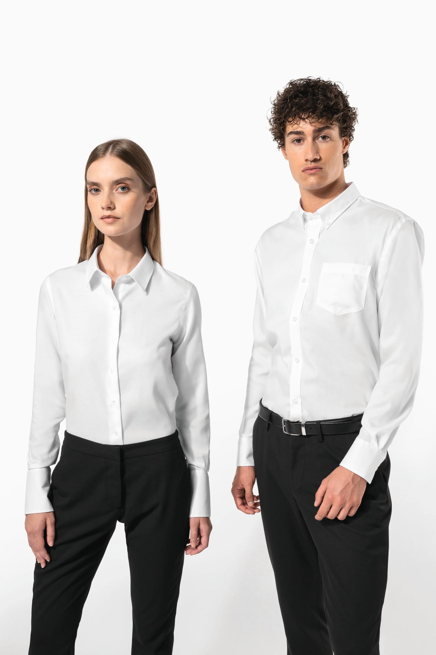 K537C - Camicia uomo manica lunga no stiro