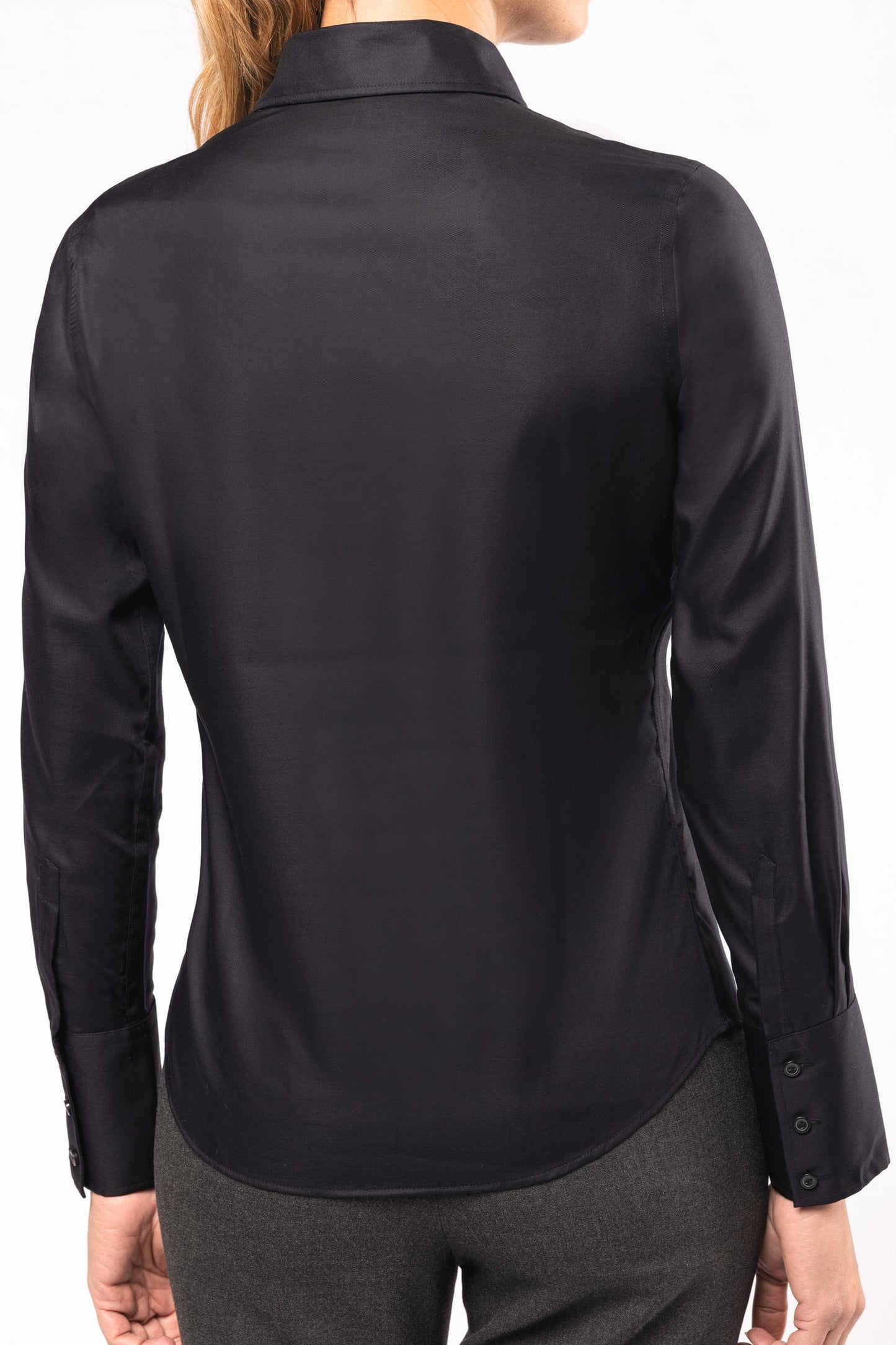 K538 - Camicia donna manica lunga no stiro