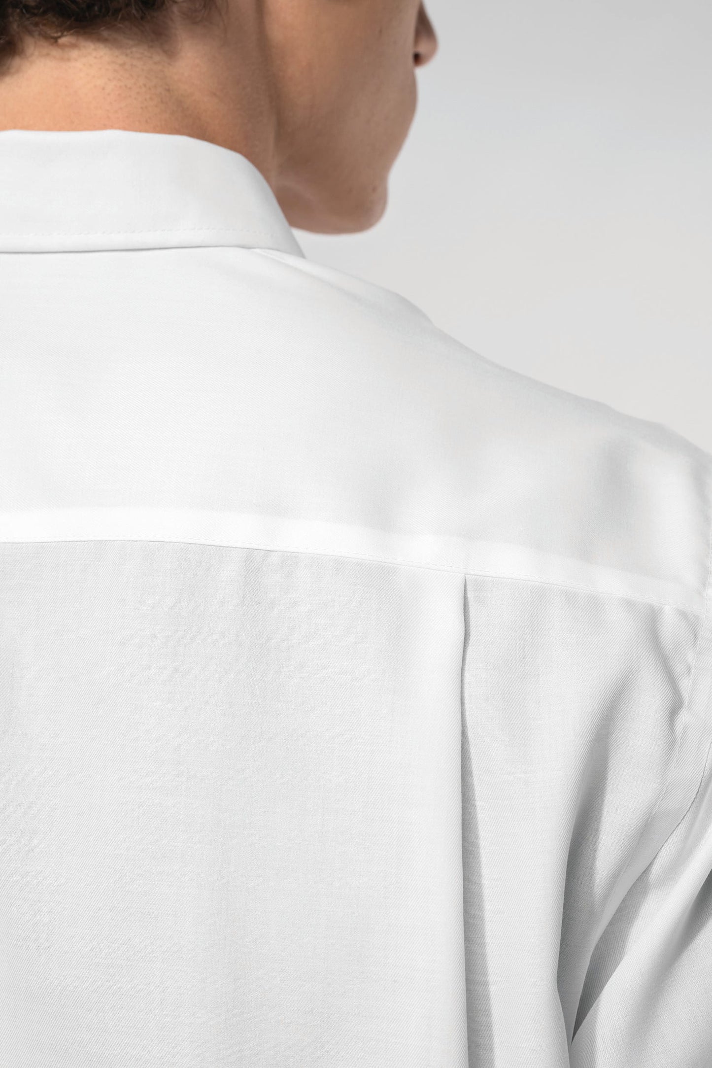 K539C - Camicia uomo Micro Twill manica corta no stiro