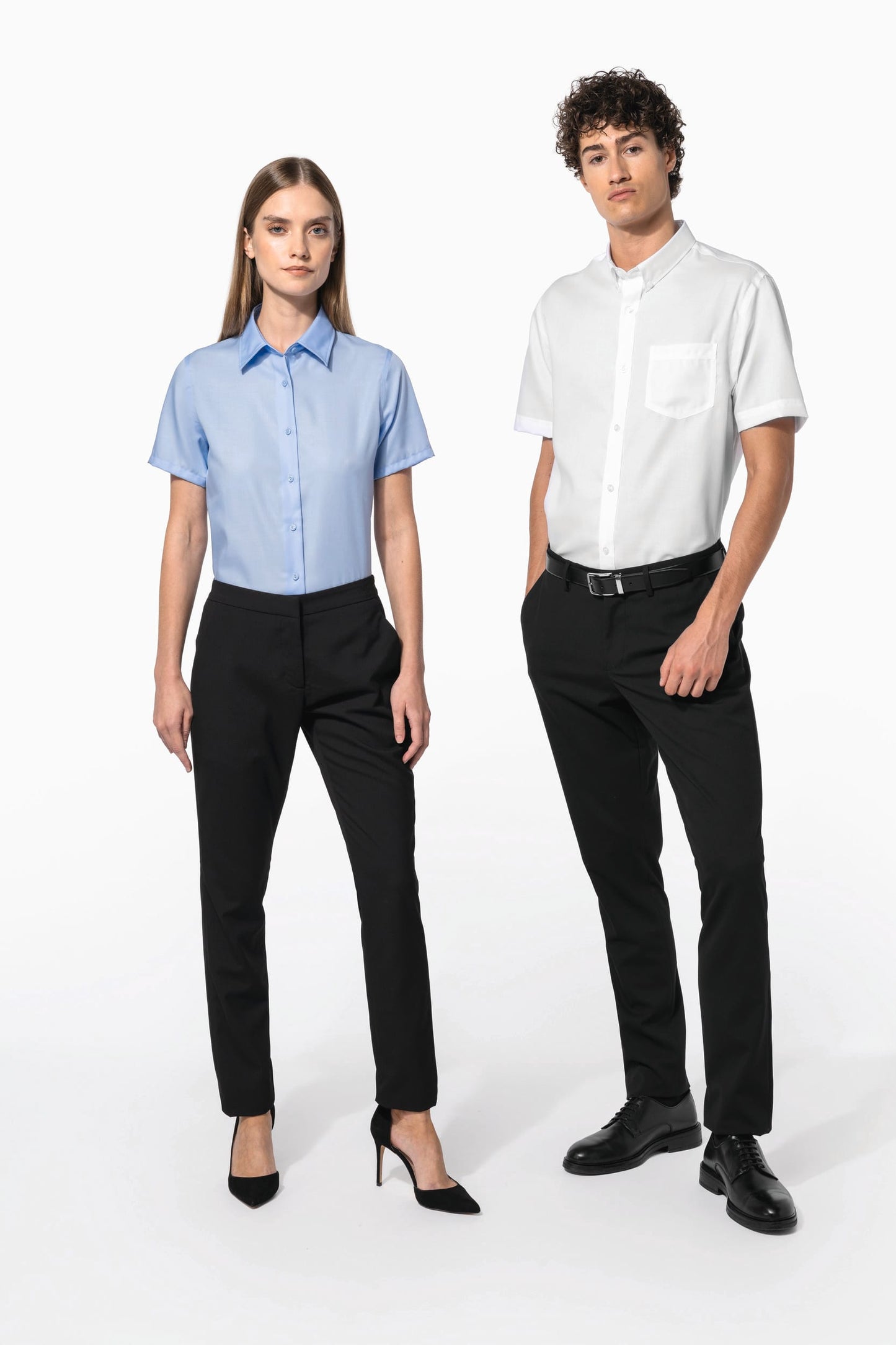 K540 - Camicia donna manica corta no stiro