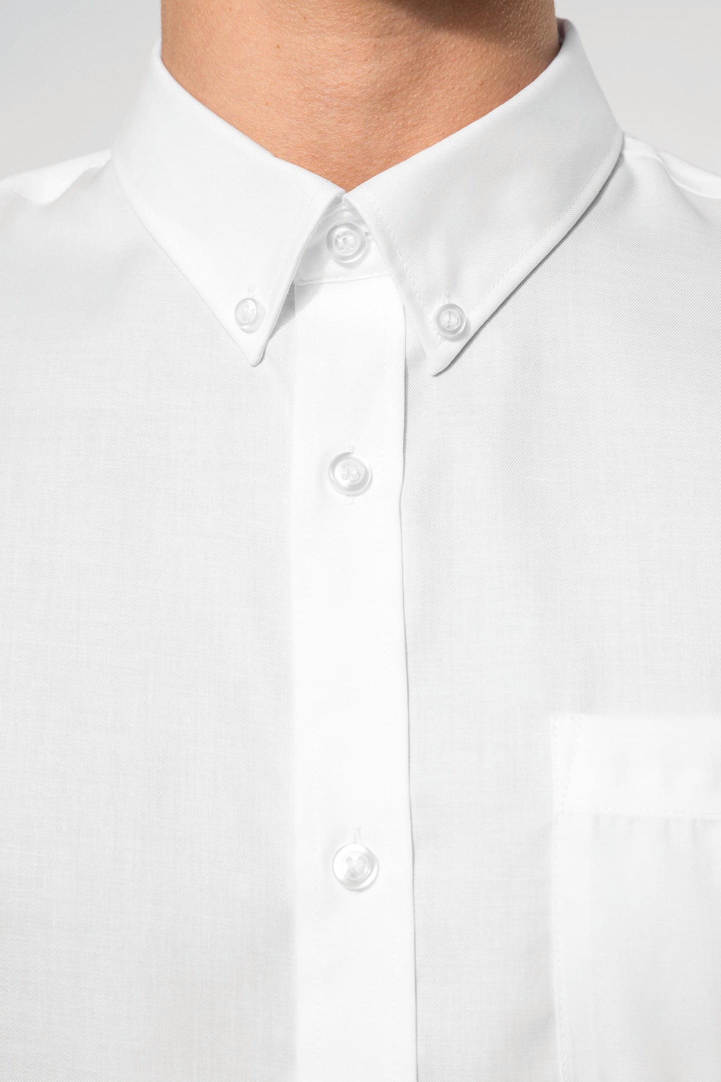 K539 - Camicia uomo Micro Twill manica corta no stiro