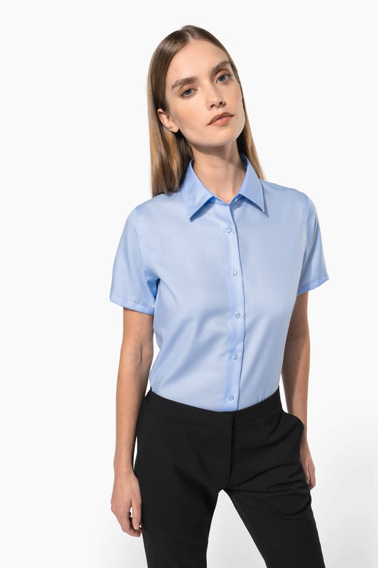 K540C - Camicia donna manica corta no stiro
