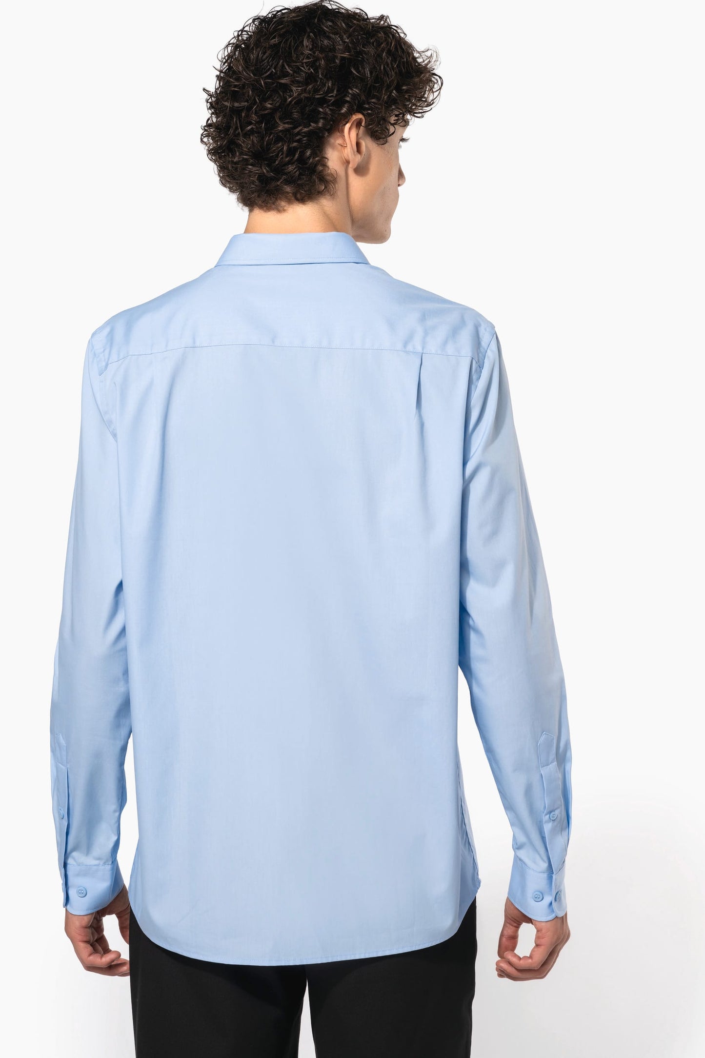 K541 - Camicia uomo in popeline manica lunga