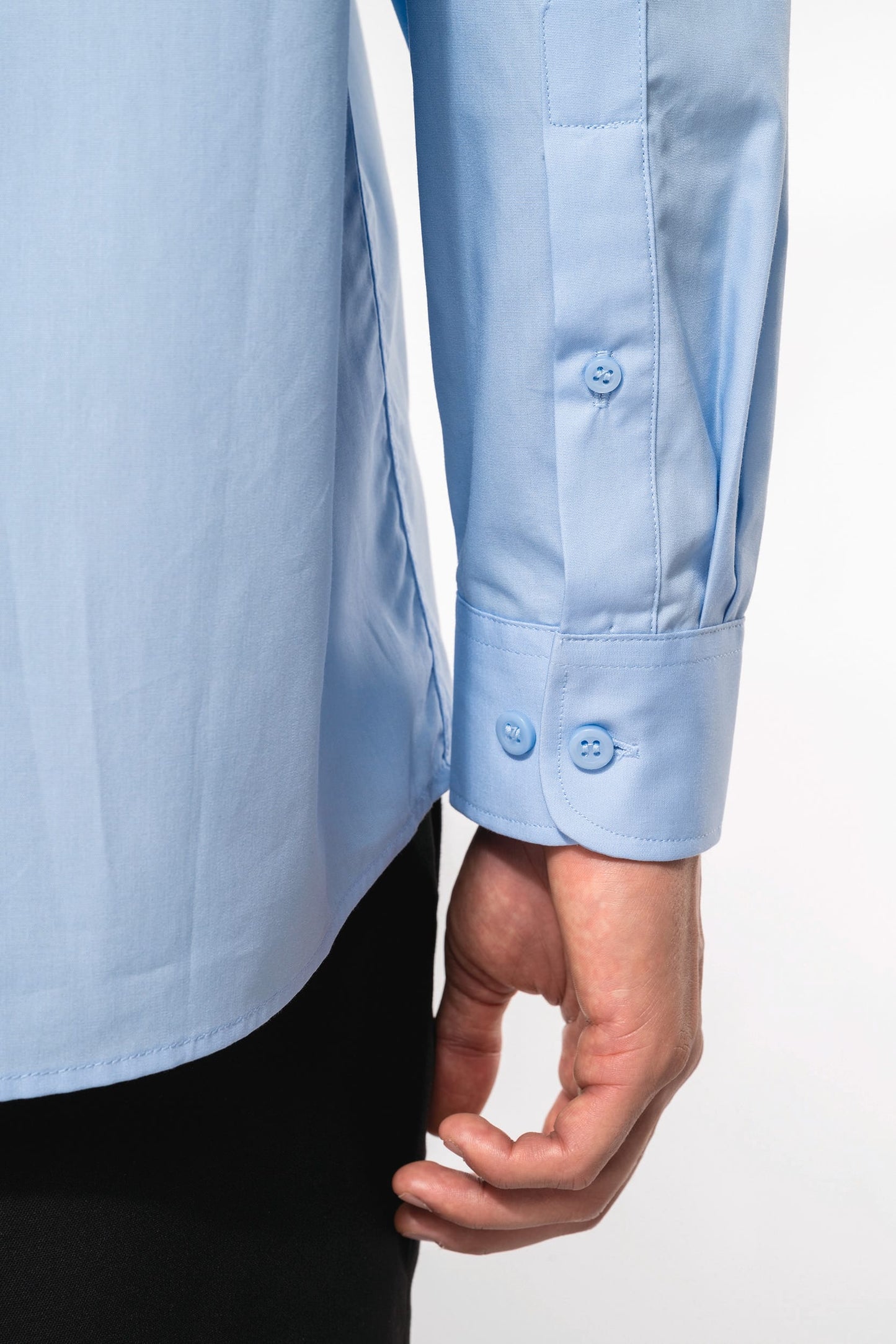 K541 - Camicia uomo in popeline manica lunga