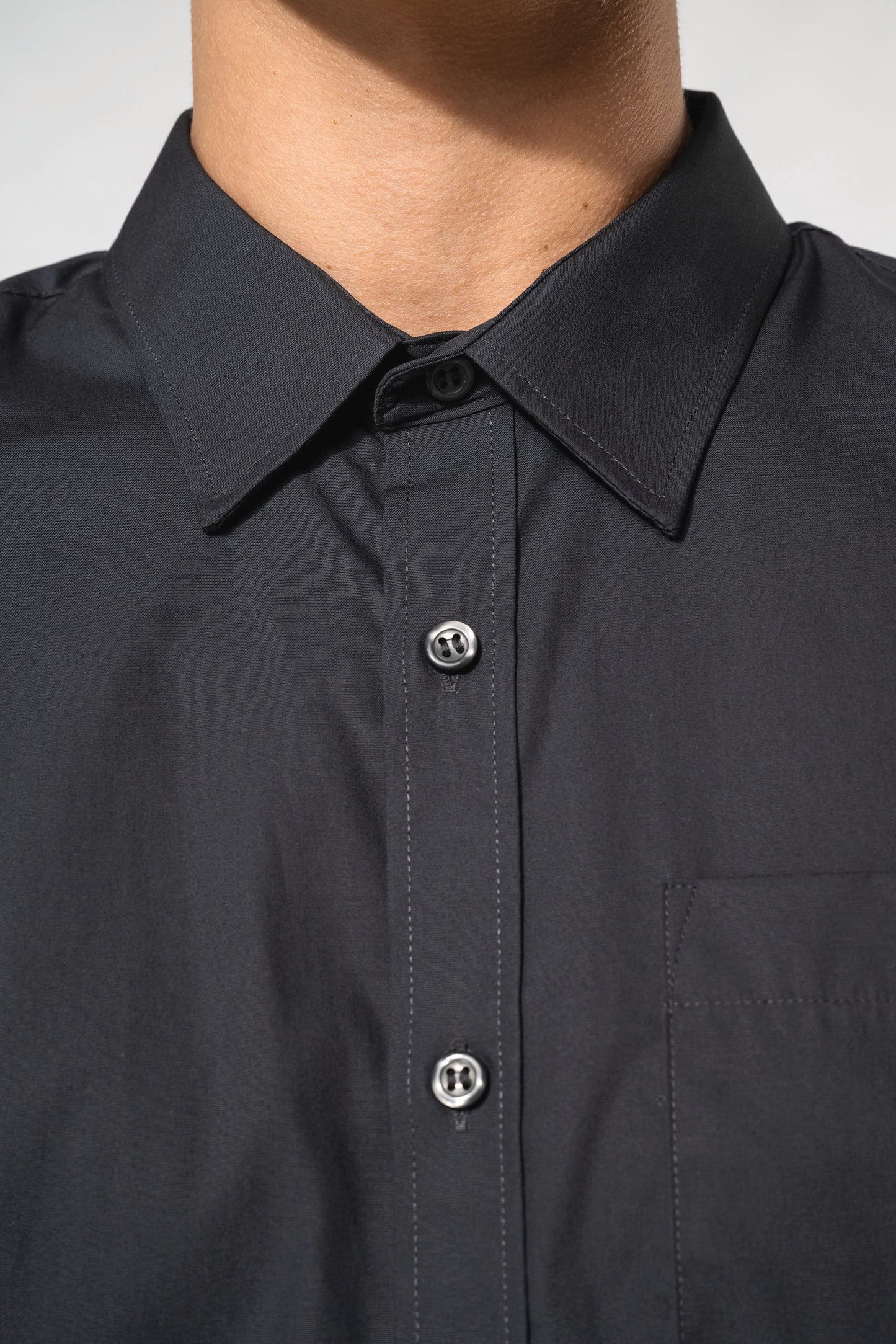 K543 - Camicia uomo in popeline manica corta