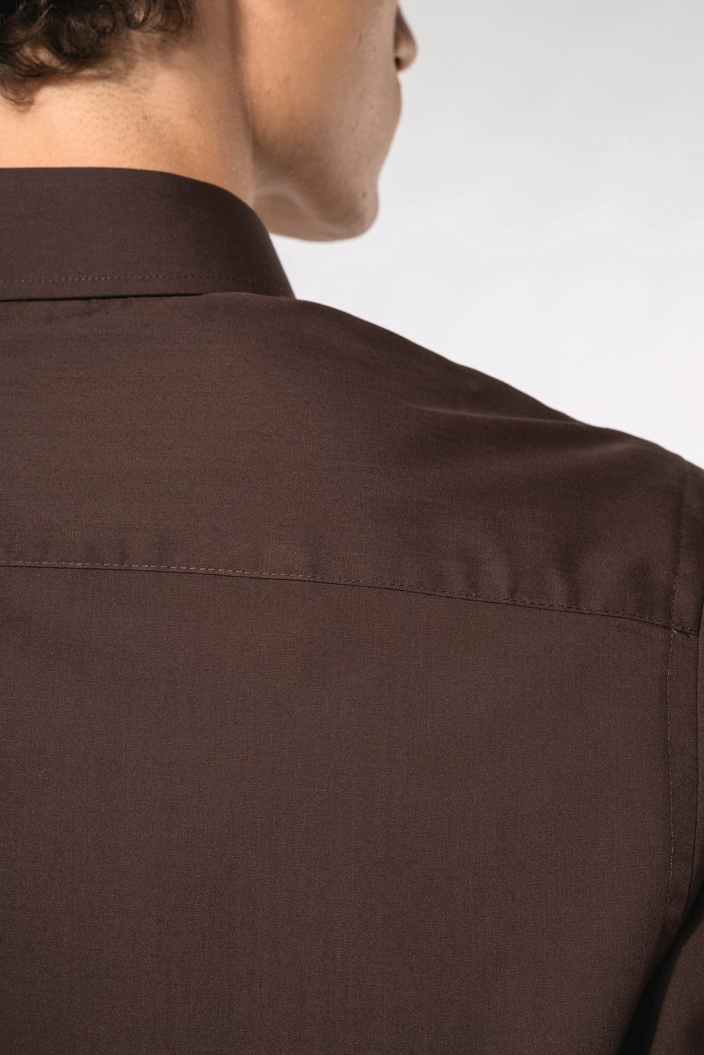 K545 - Camicia popeline policotone uomo facile da lavare