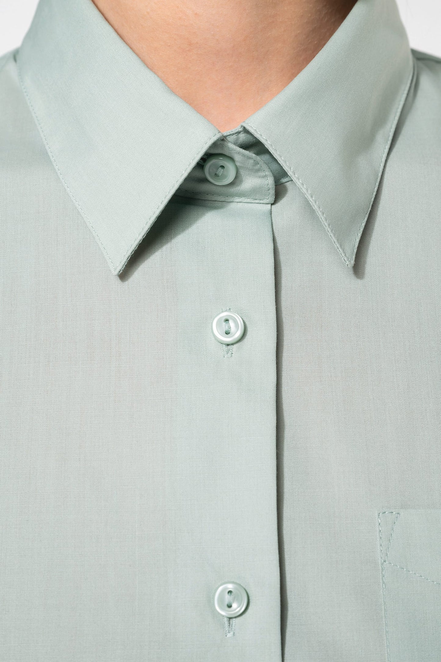 K549 - Camicia popeline policotone donna facile da lavare