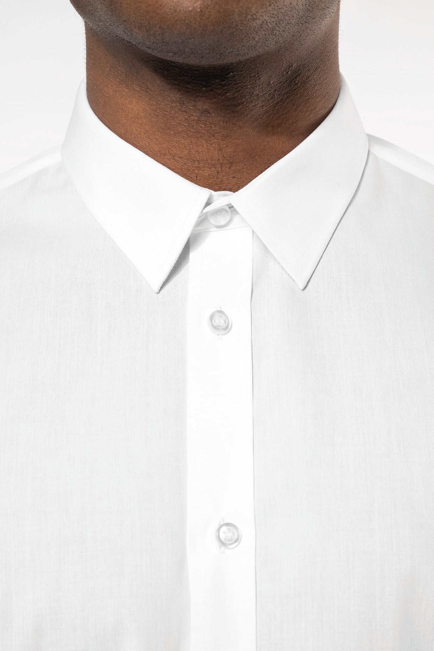 K583C - Camicia popeline policotone uomo facile da lavare