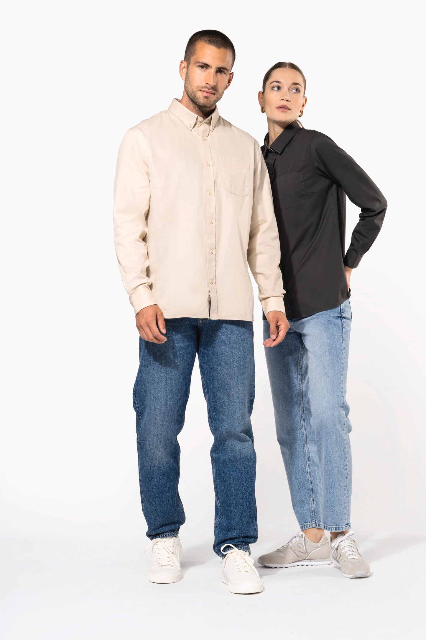 K586 - Camicia uomo Nevada in cotone manica lunga