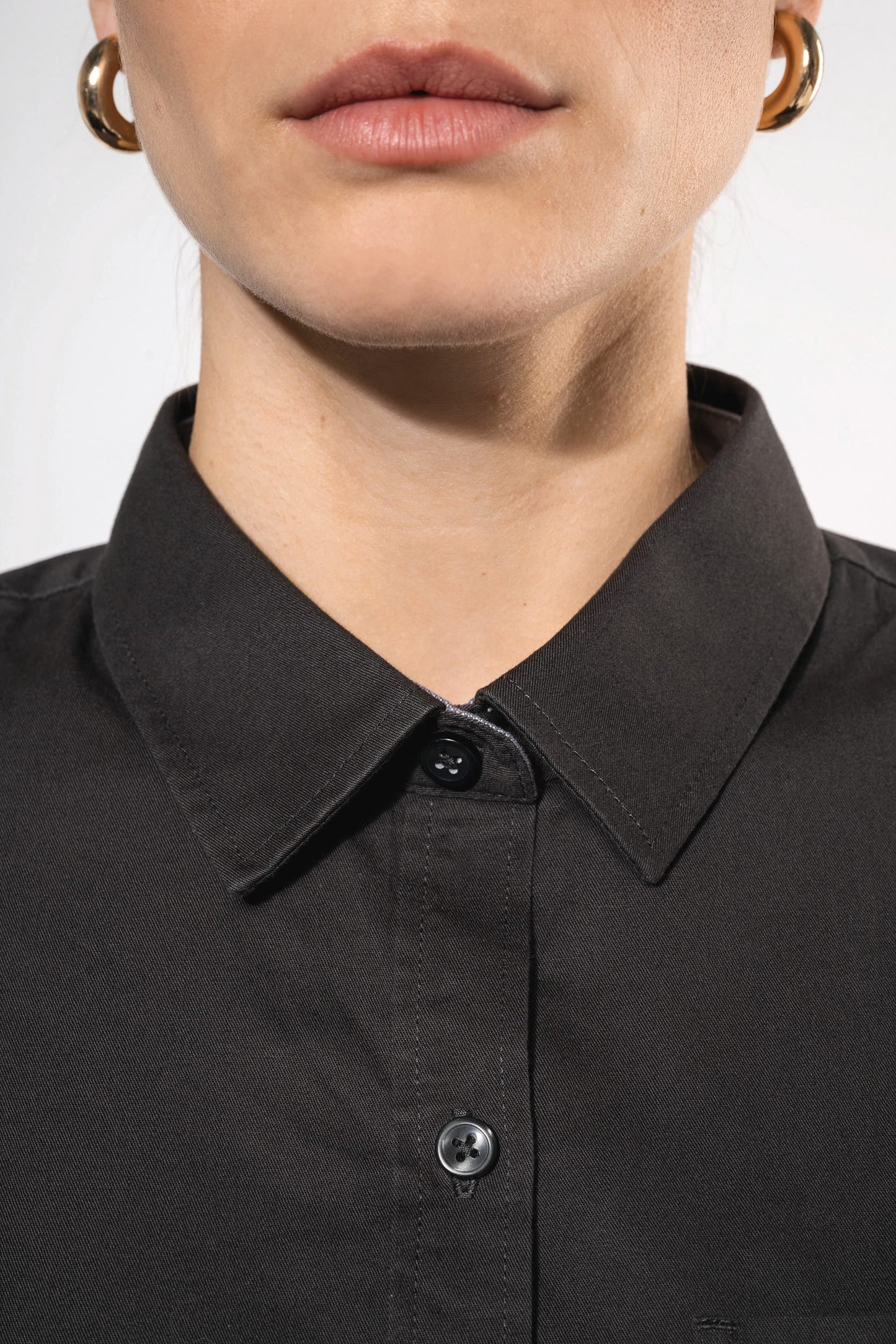 K585 - Camicia donna Nevada in cotone manica lunga