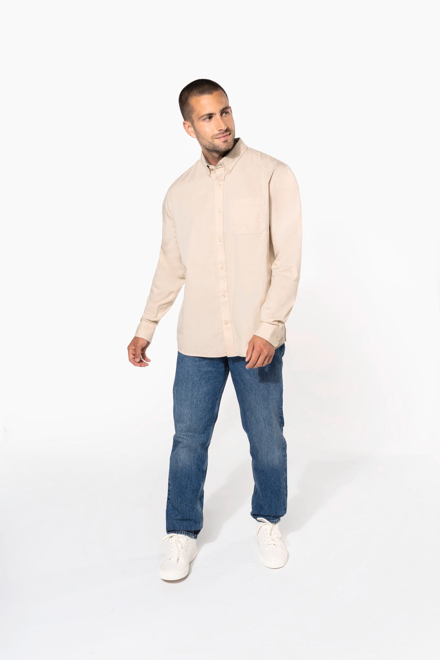 K586 - Camicia uomo Nevada in cotone manica lunga