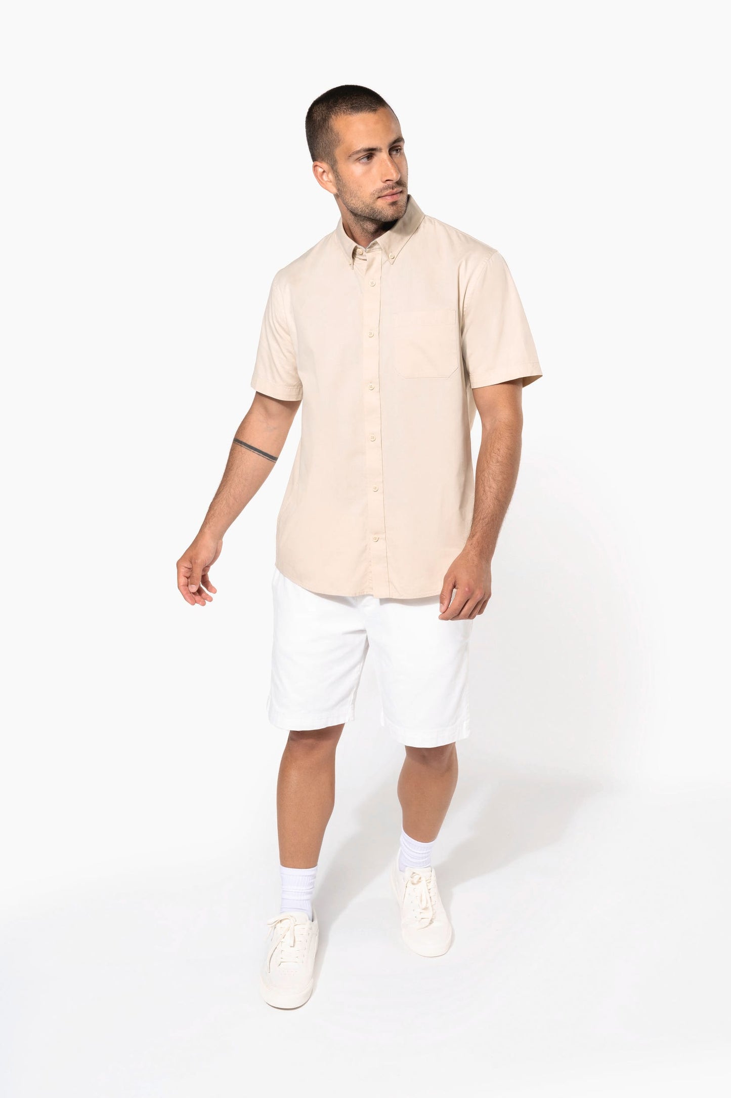 K587 - Camicia uomo Ariana cotone manica corta