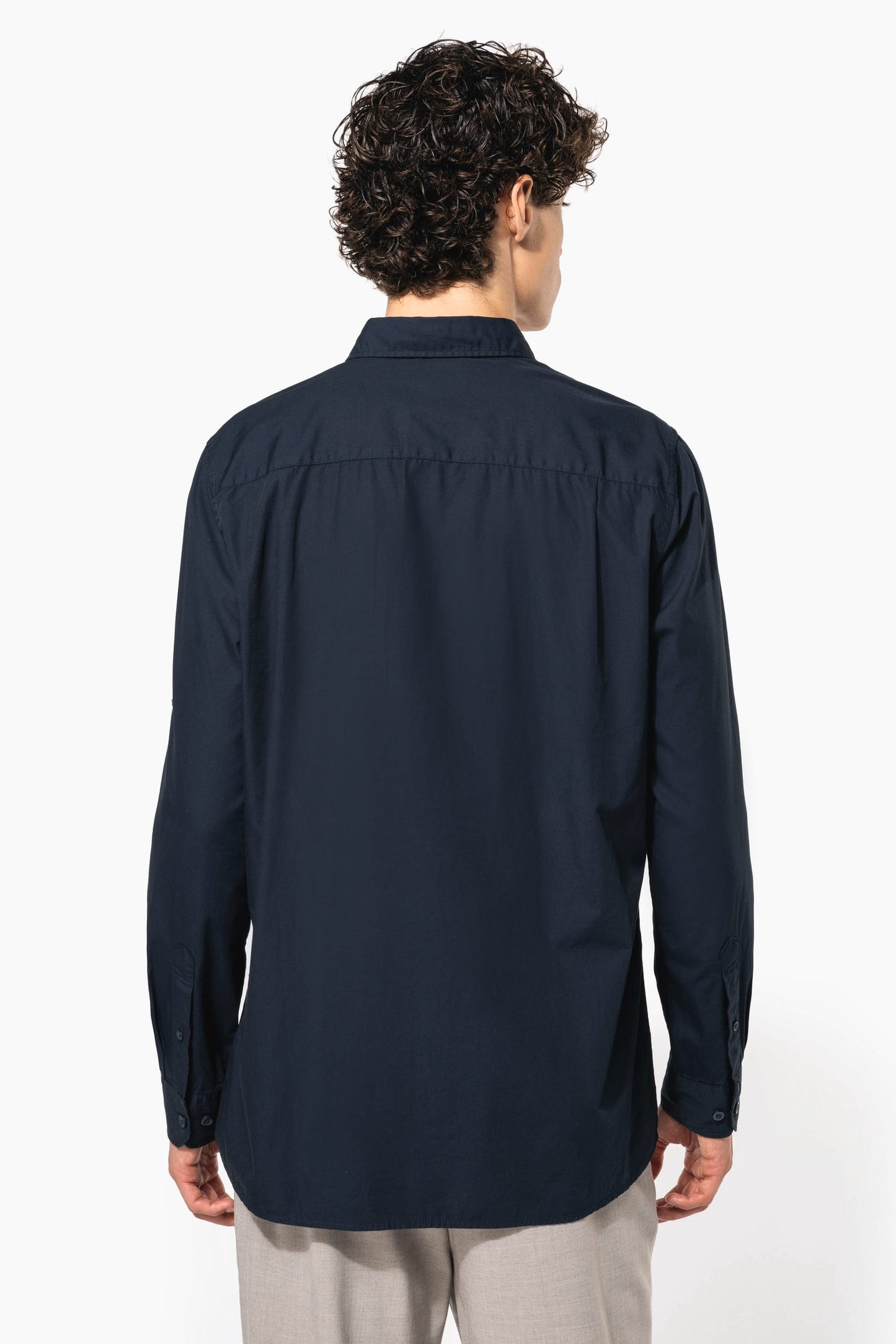 K590 - Camicia safari maniche lunghe