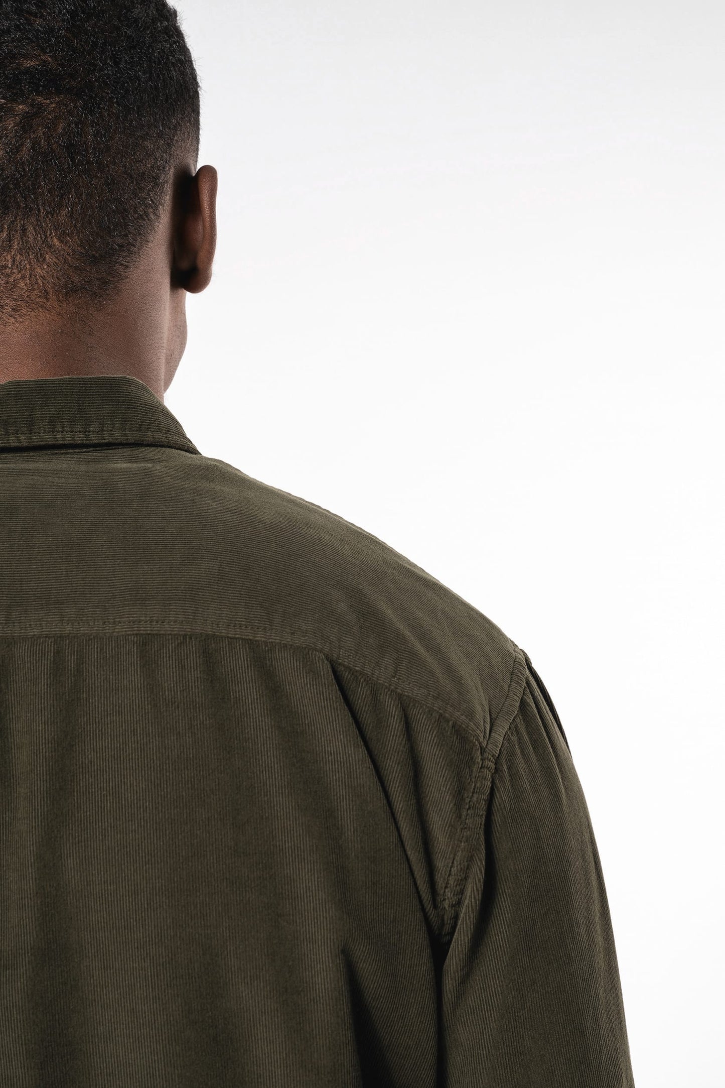 K599 - Camicia uomo maniche lunghe in velluto