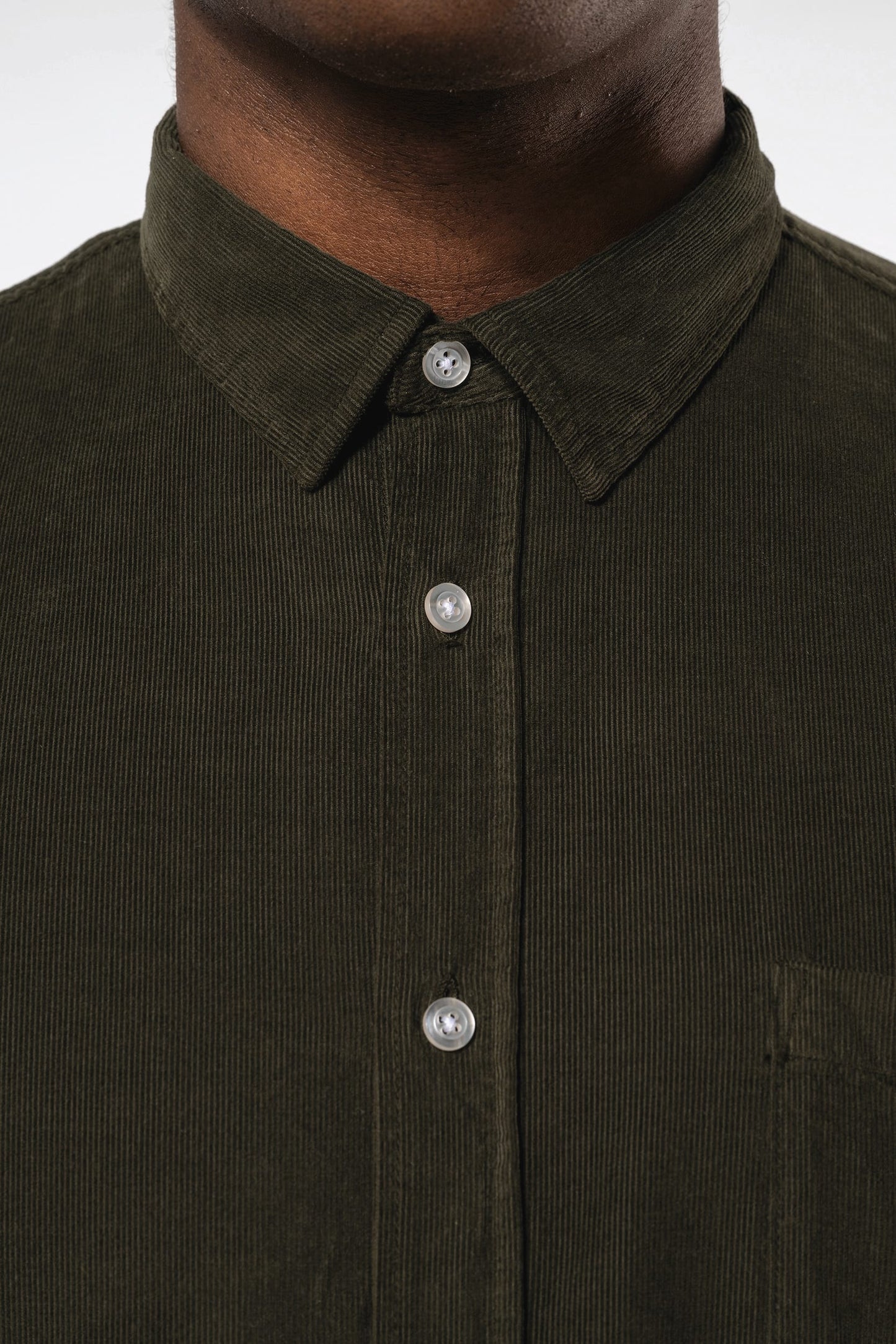 K599 - Camicia uomo maniche lunghe in velluto