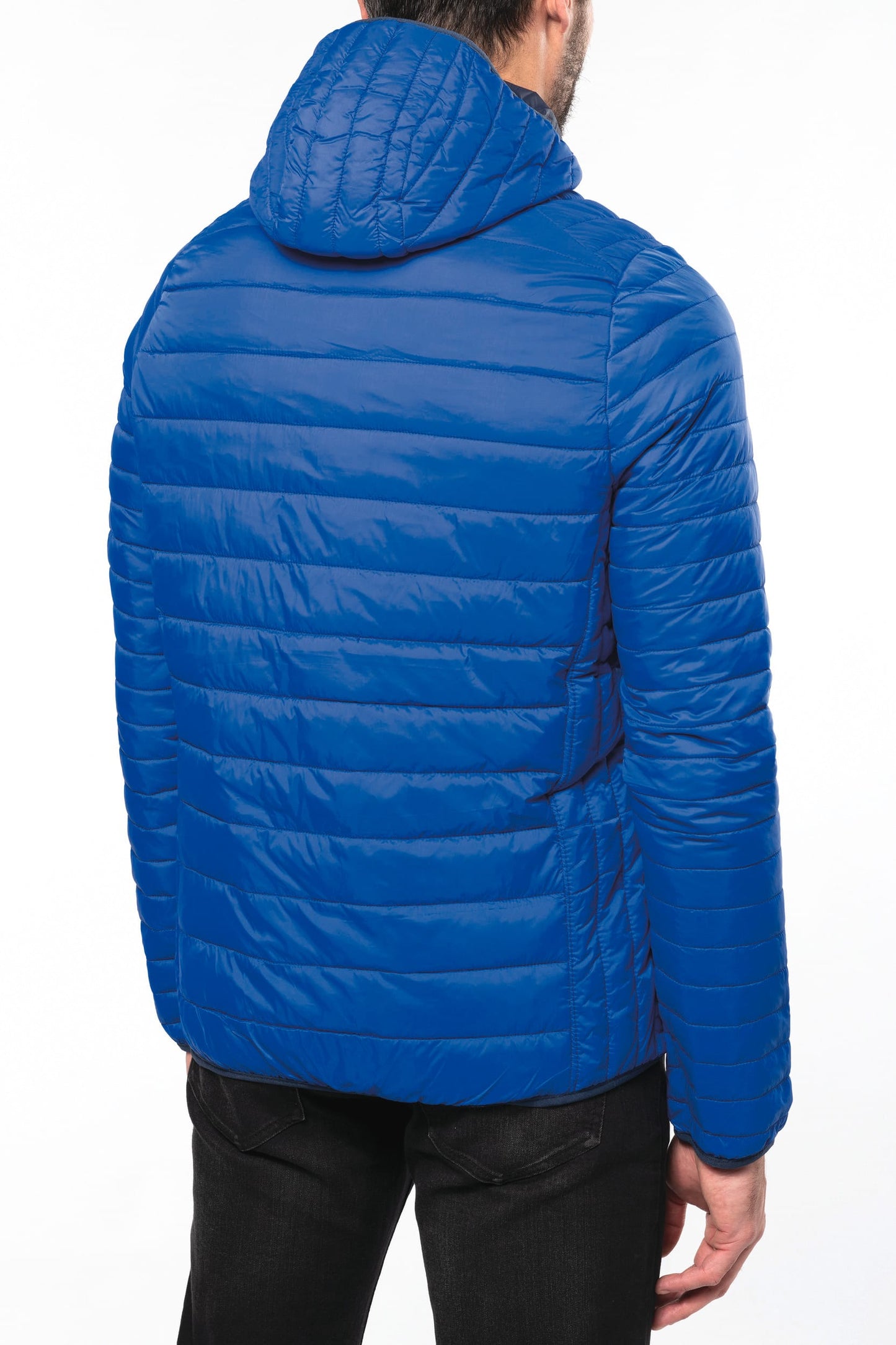 K6110 - Piumino uomo leggero con cappuccio