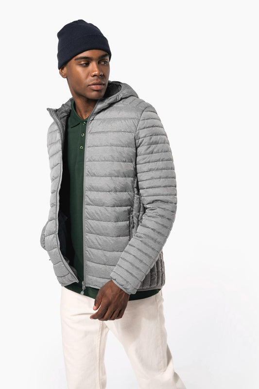 K6110 - Piumino uomo leggero con cappuccio