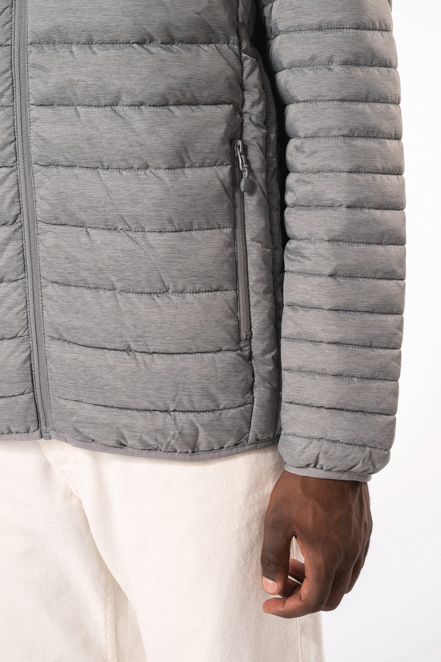 K6110 - Piumino uomo leggero con cappuccio