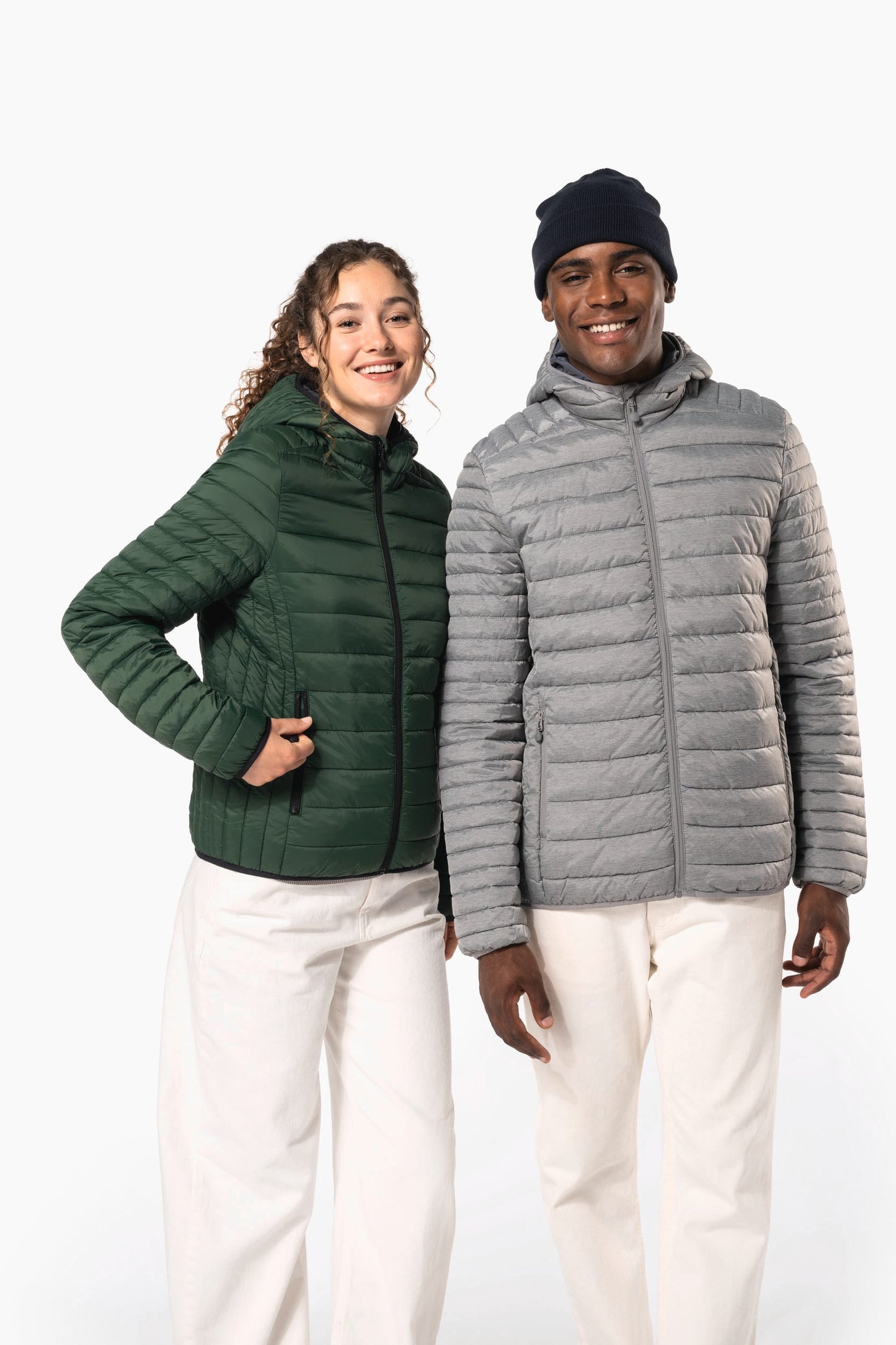 K6110 - Piumino uomo leggero con cappuccio