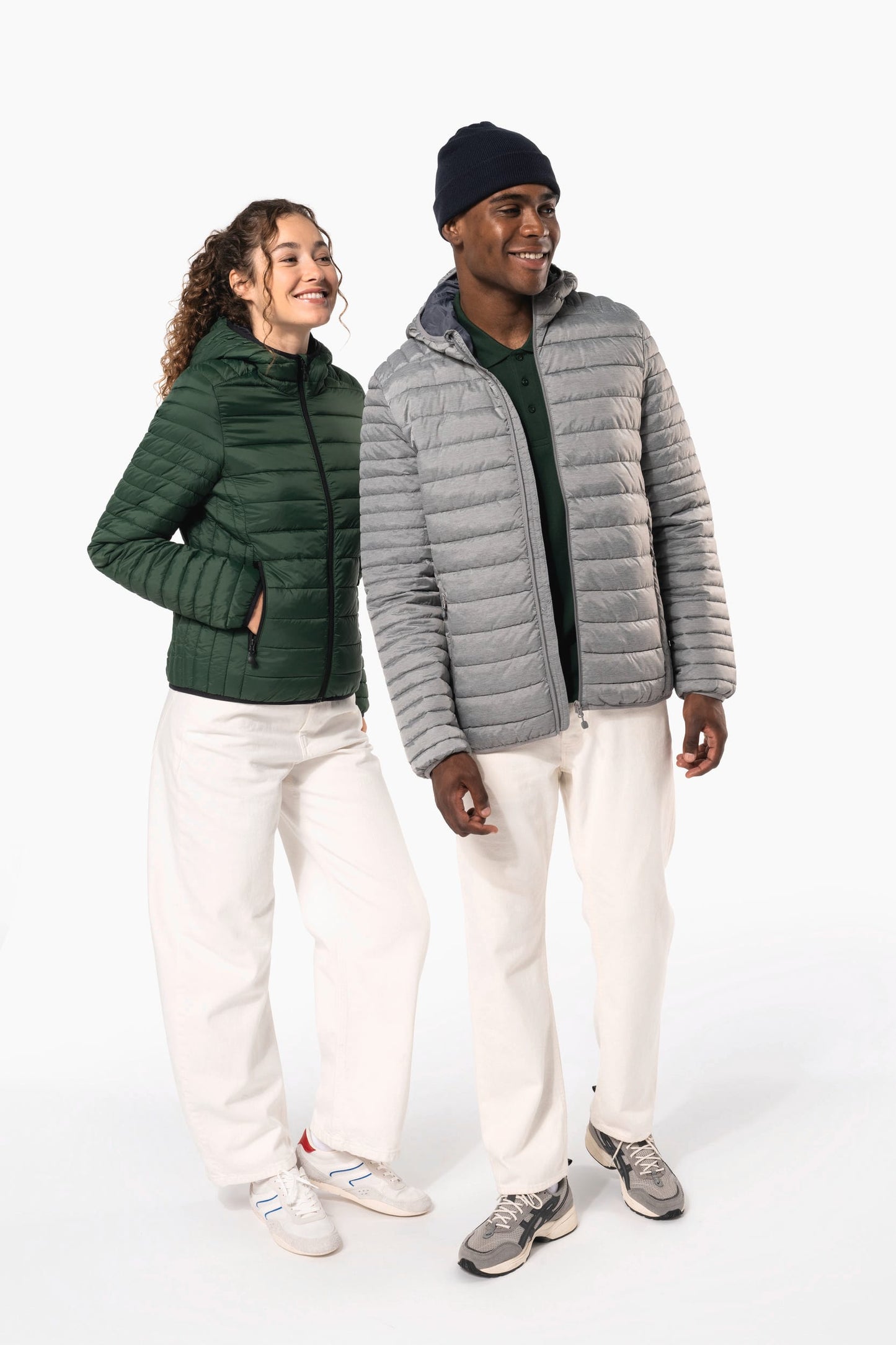 K6110 - Piumino uomo leggero con cappuccio