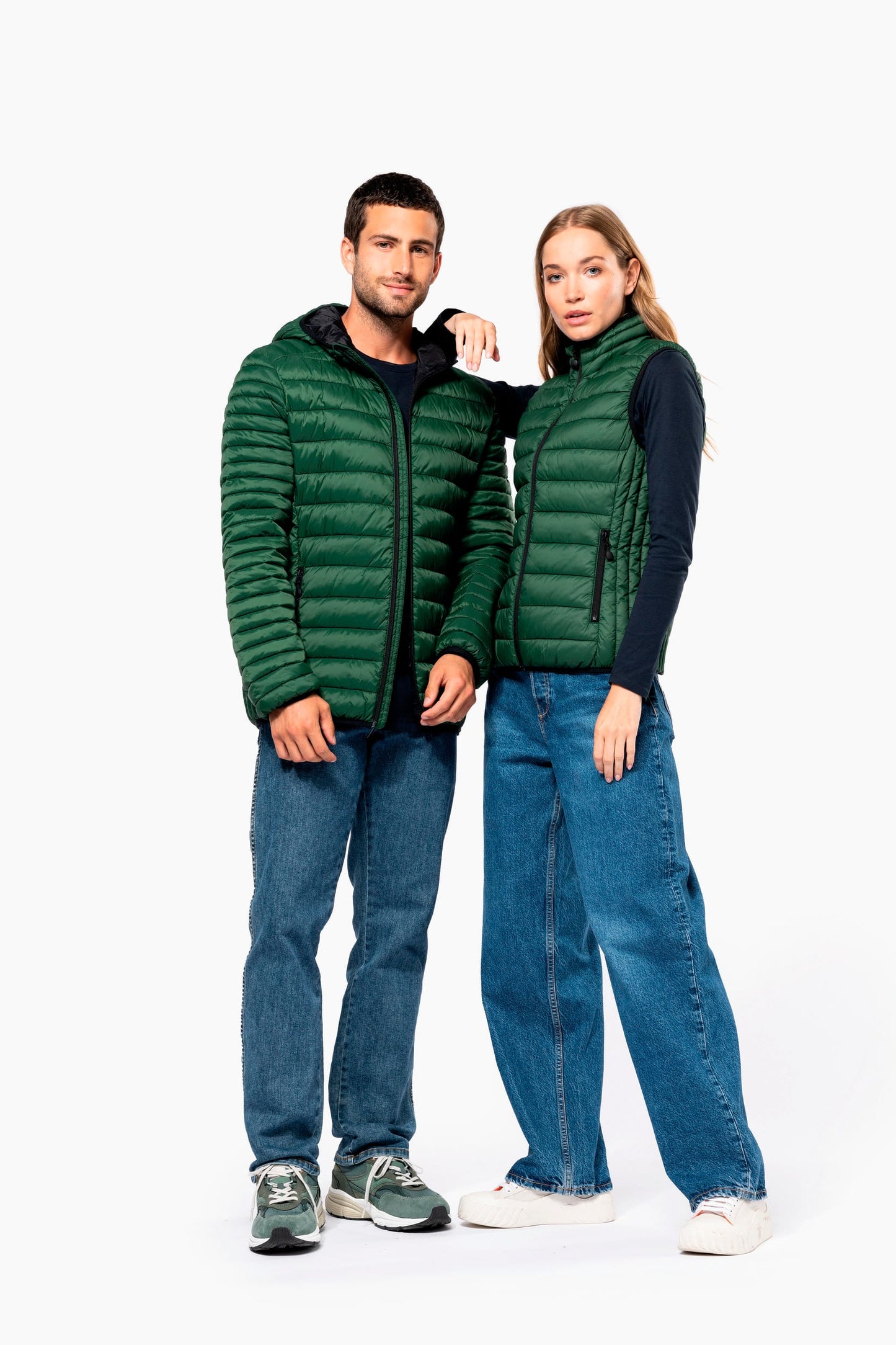 K6110 - Piumino uomo leggero con cappuccio