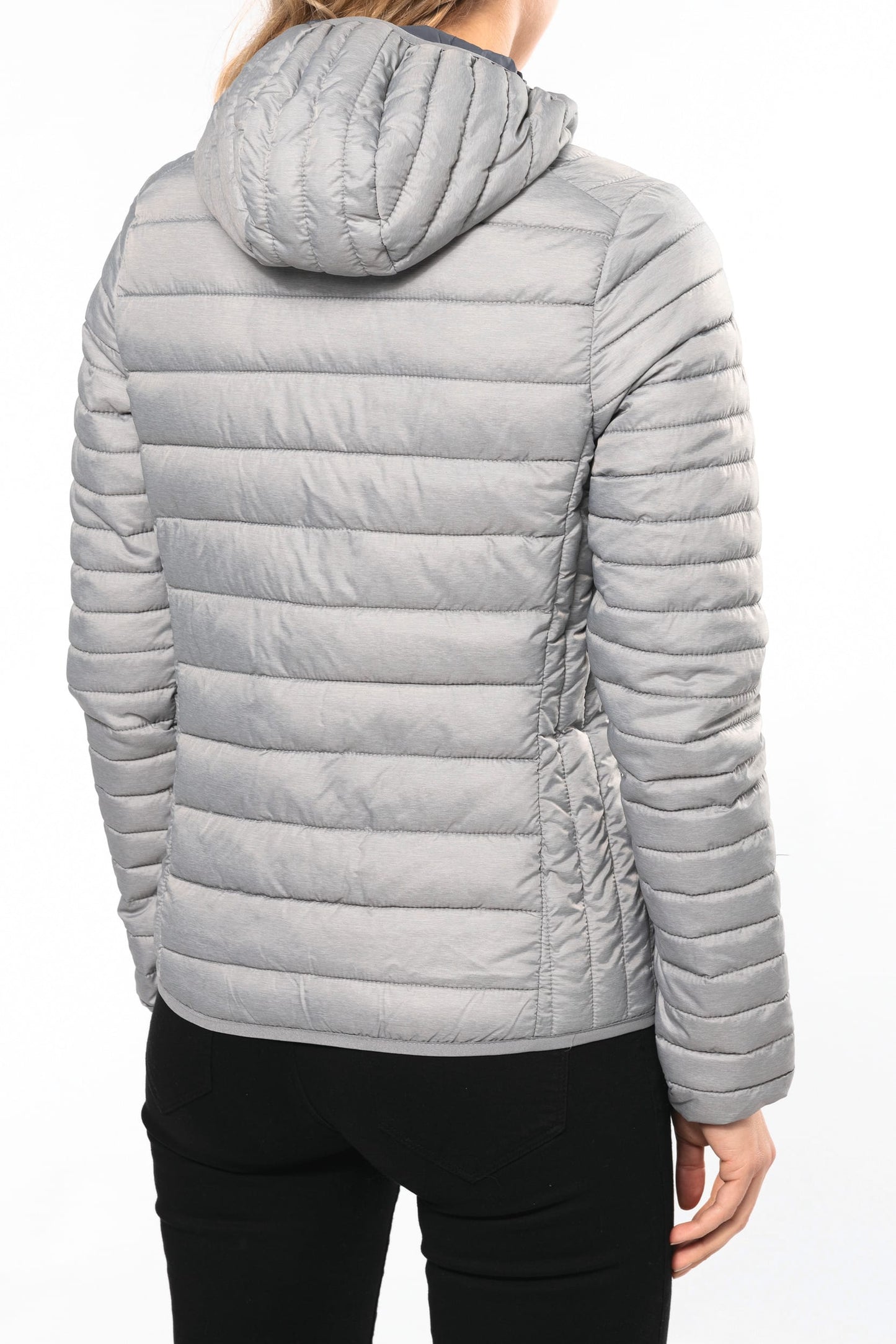 K6111 - Piumino donna leggero con cappuccio