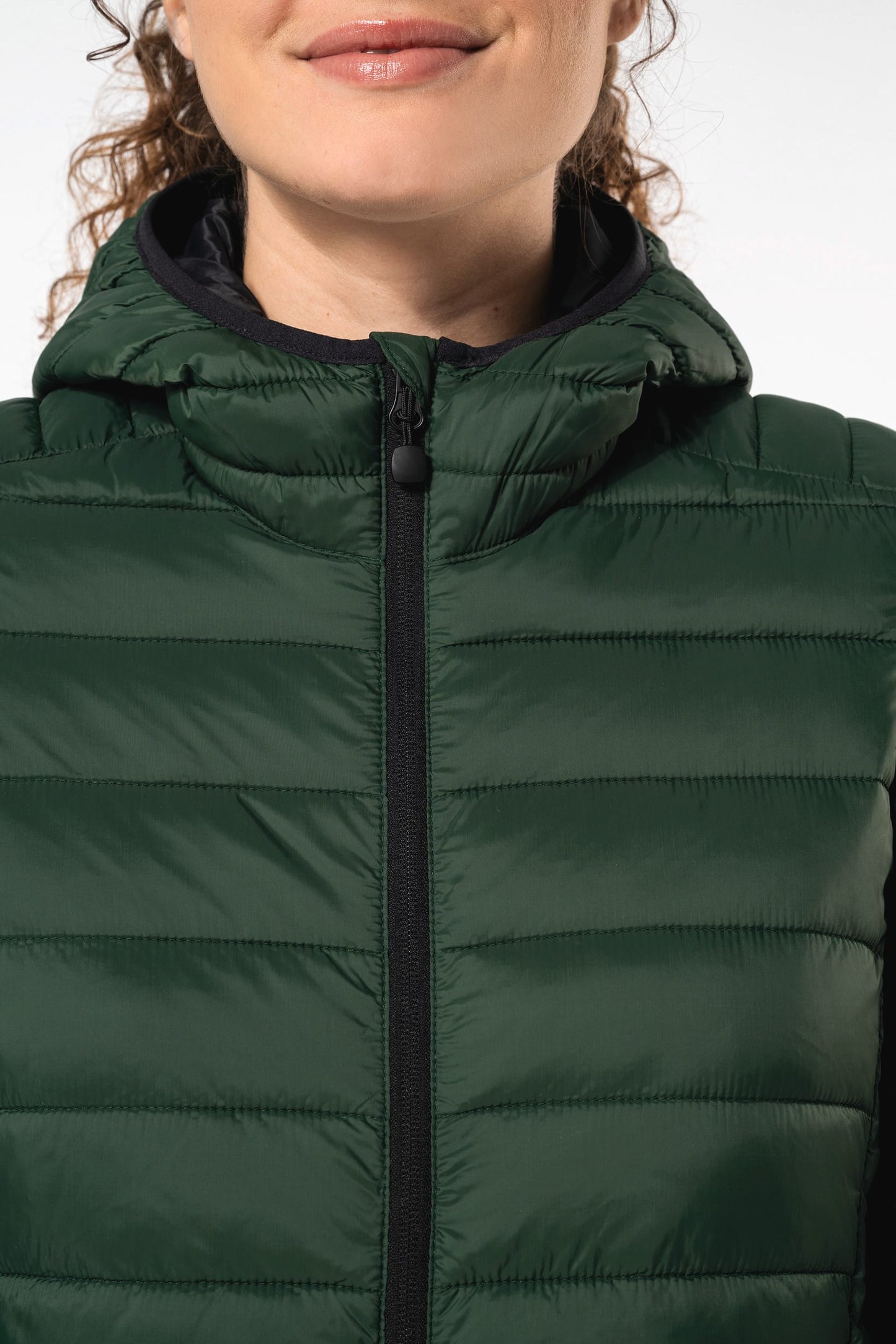 K6111 - Piumino donna leggero con cappuccio