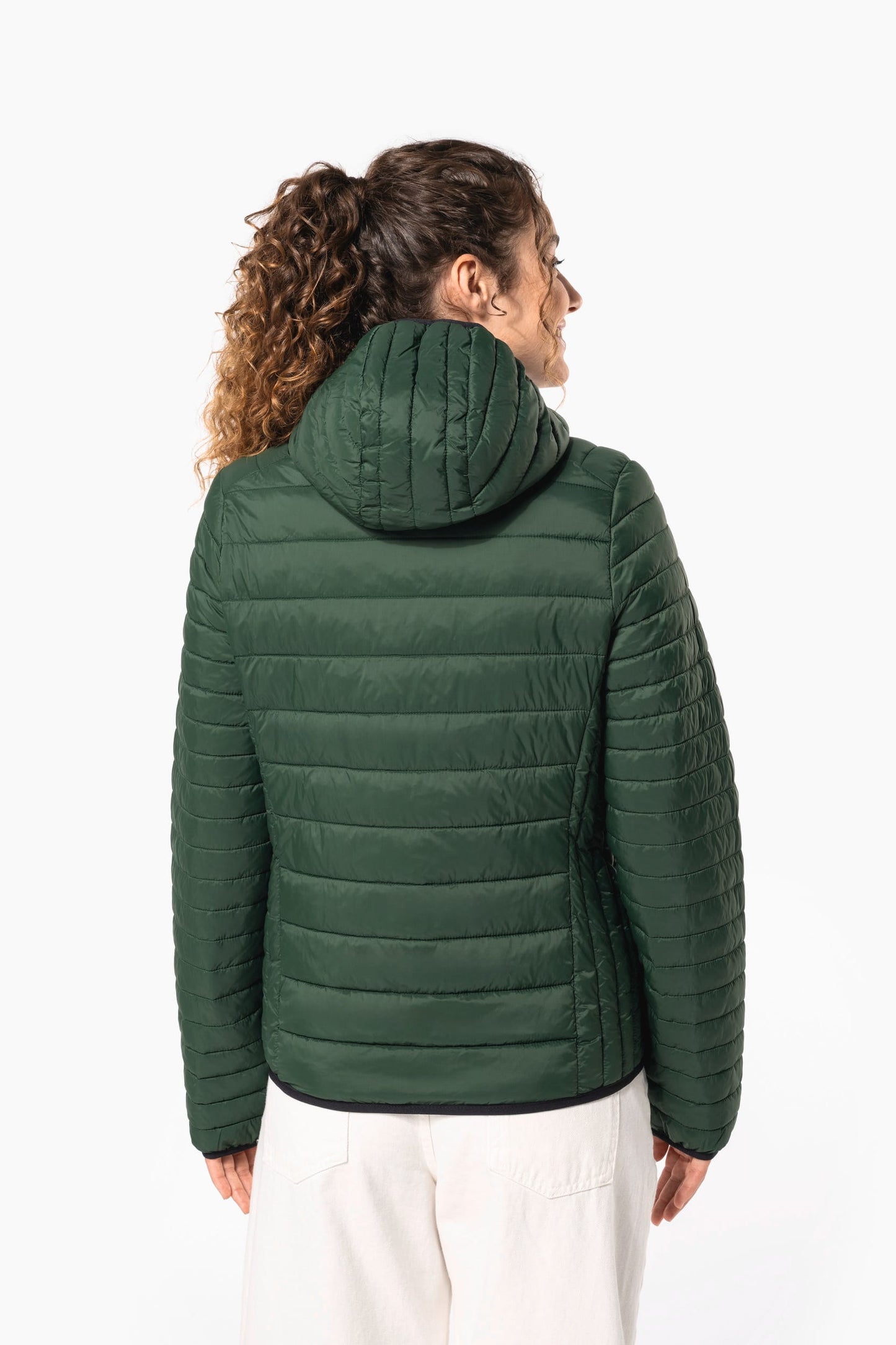 K6111 - Piumino donna leggero con cappuccio